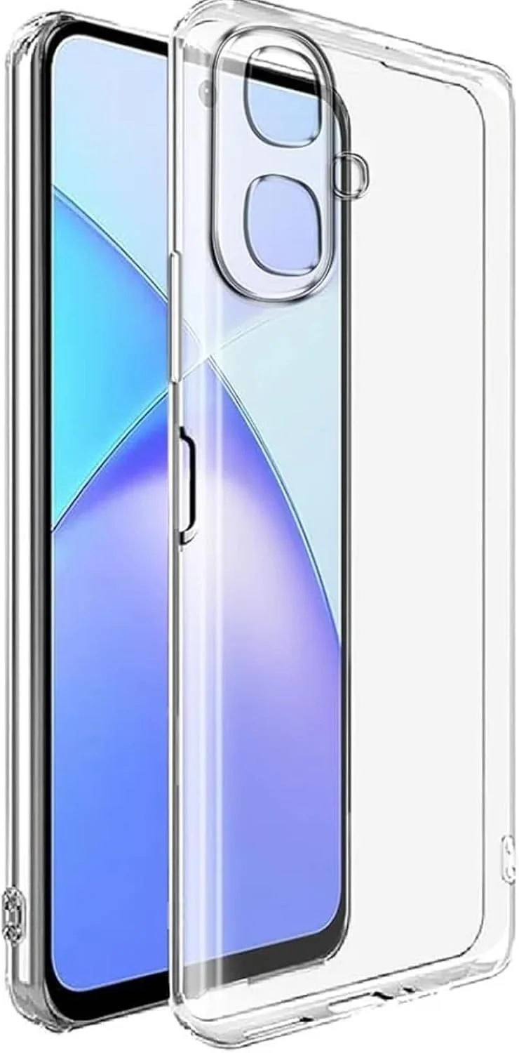 DL3 Mobilak Case Compatible with Infinix Smart 10 / Tecno Pop 10 Case Crystal Soft TPU Gel Case Flexible Silicone Anti-Scratch TPU Cover - Clear
