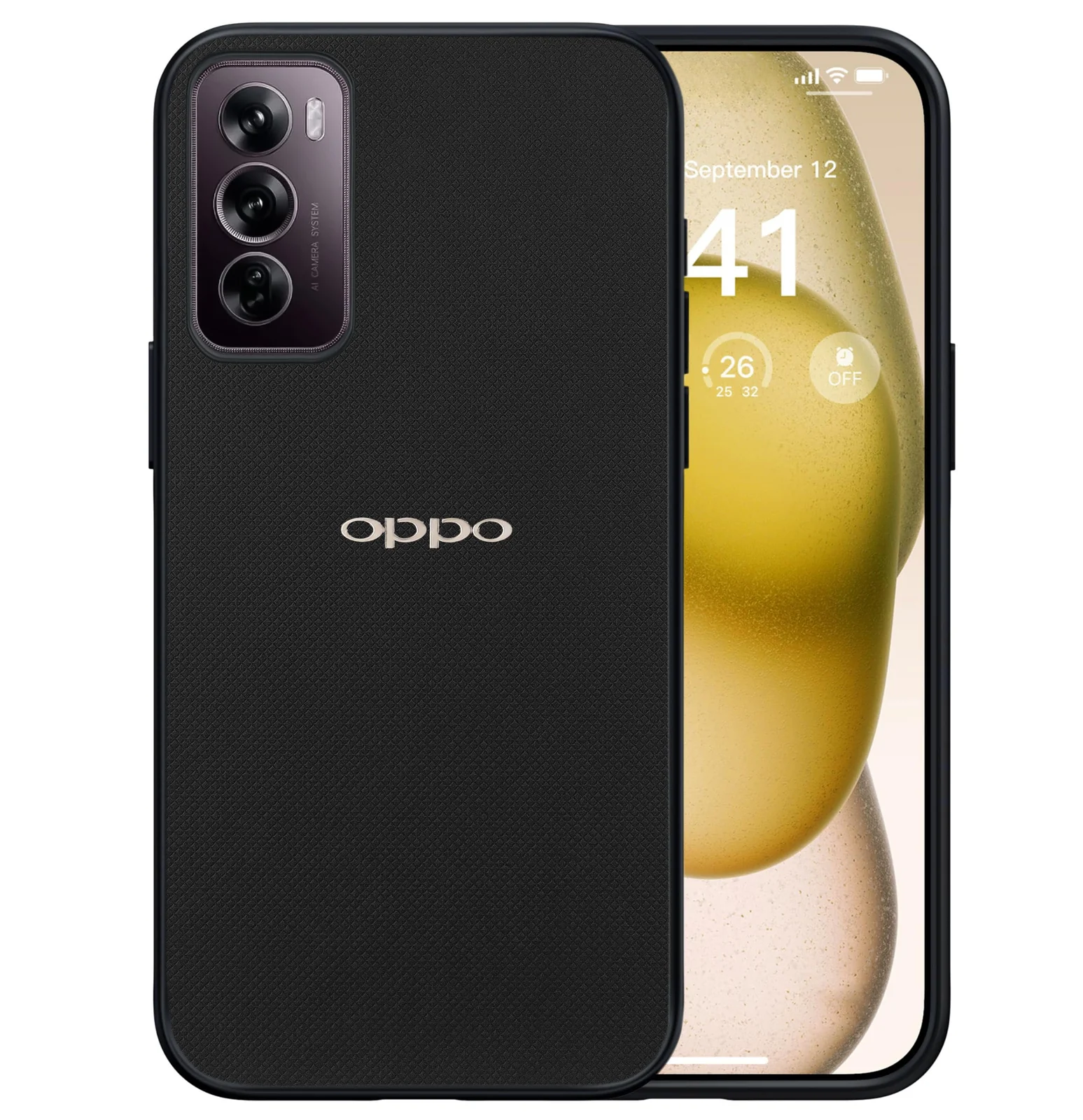 DL3 Mobilak PC and TPU Protective Case for OPPO Reno12 5G / OPPO Reno 12 5G with Camera Protection and Shockproof Design