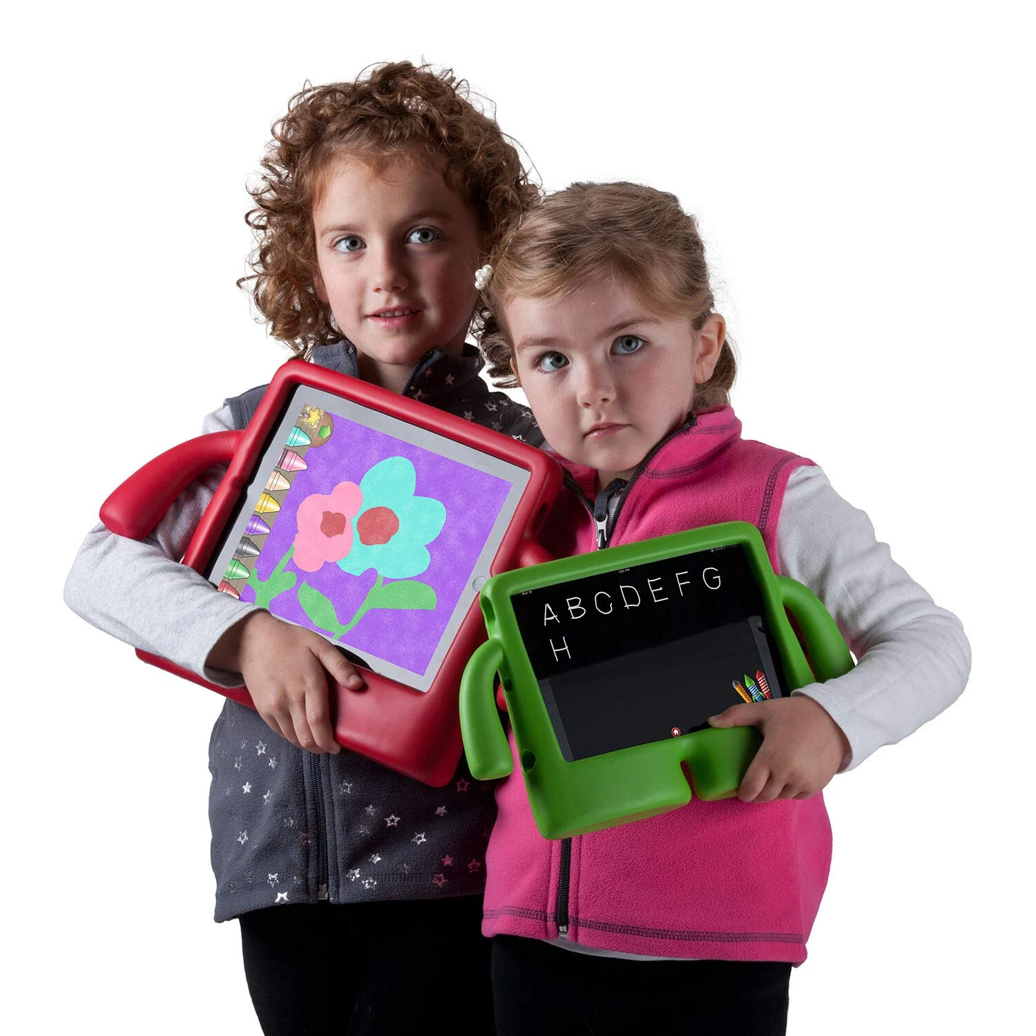 DL3 Mobilak Kids Case For iPad 6th/5th Generation (9.7 Inch, 2018/2017 Model), iPad Air 2 & 1st Case, iPad Pro 9.7 Case 2016 Case Shockproof Heavy Duty Cute Cover for Boys Girls - Pink