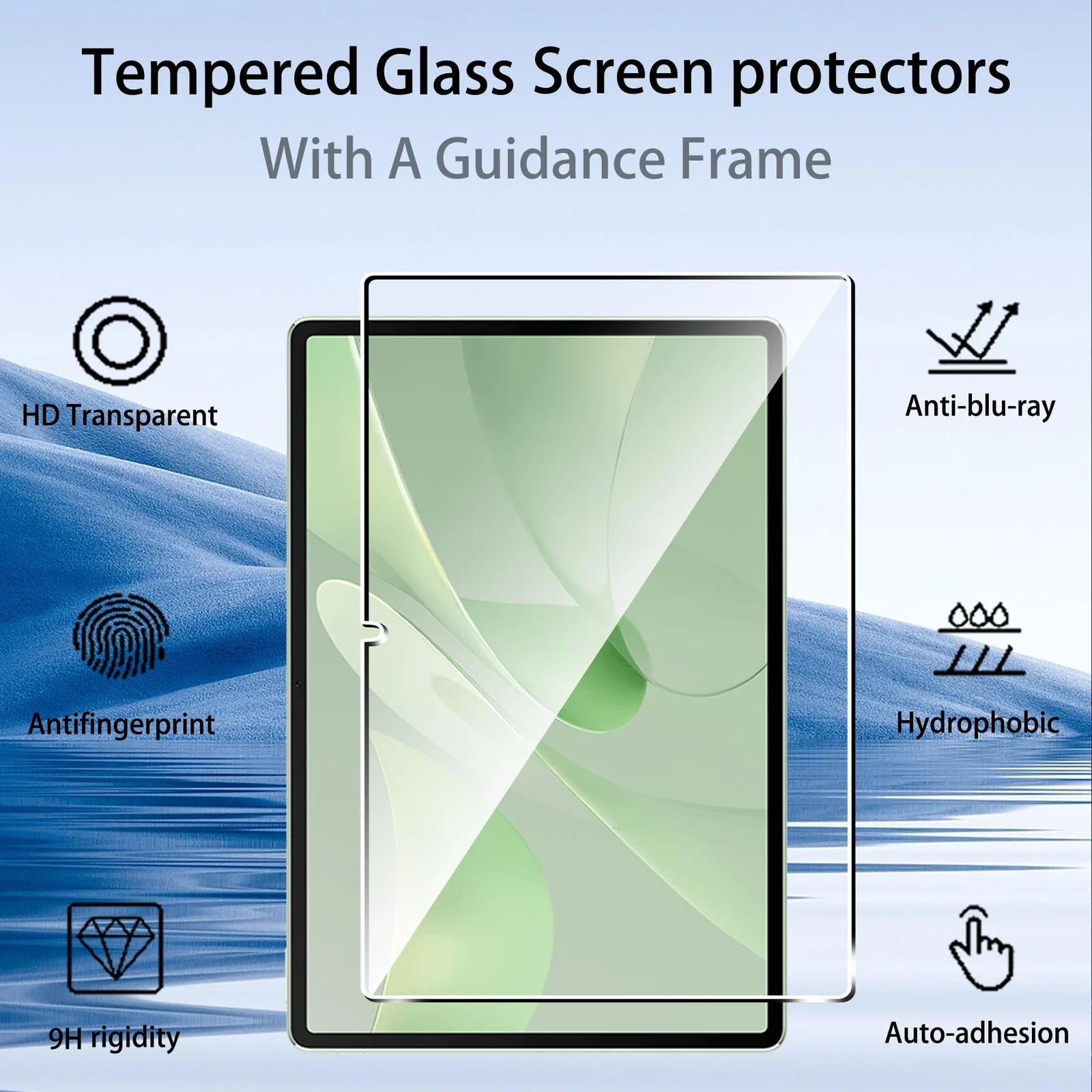 "DL3 Mobilak Screen Protector For Huawei MatePad 12X 2024 12 Inch/Huawei MatePad Air 12"" Tablet Tempered Glass Film [HD Crystal ] [Easy Installation] [Scratch Resistant] [9H Hardness] - Clear"