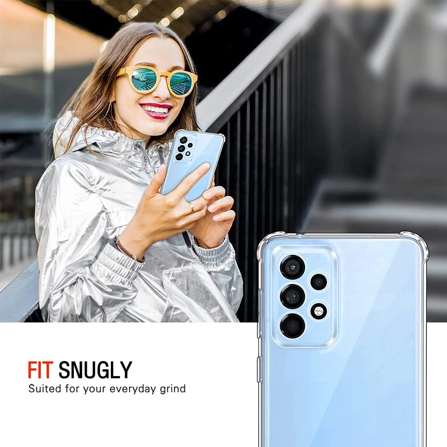DL3 Mobilak Clear TPU Case for Samsung Galaxy A33 5G, Camera protection, Shock-absorbing protection, Scratch-resistant surface - Clear