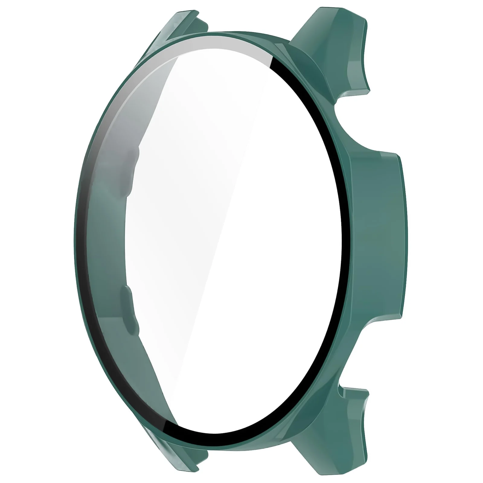 DL3 MOBILAK Full-Coverage Watch Case with Tempered Glass for Huawei Watch GT 4 46 mm, Green