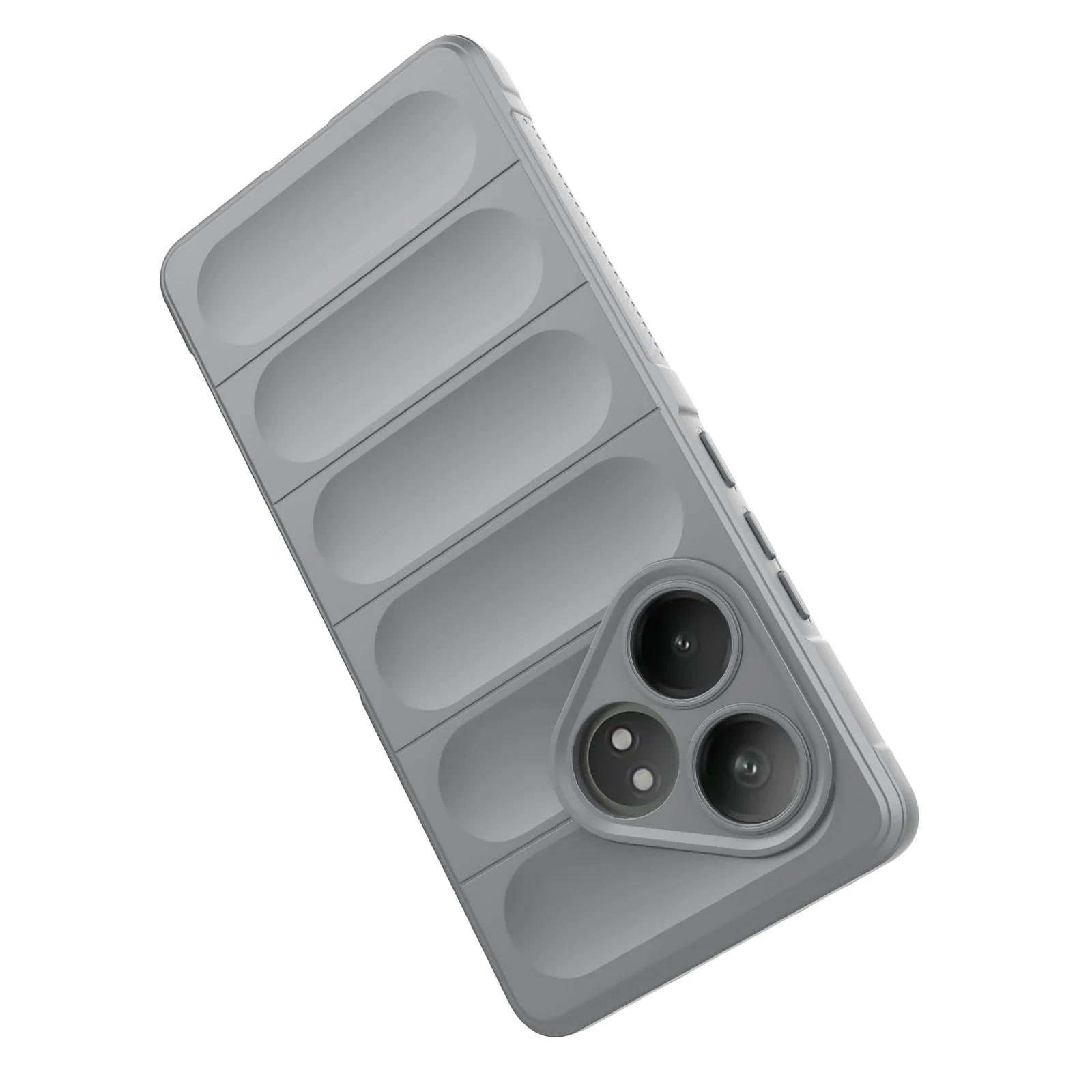 DL3 Mobilak Flexible Silicone and TPU Protective Case with Camera Protection for realme GT6 / GT Neo6 / GT Neo 6 SE / GT 6T - Gray