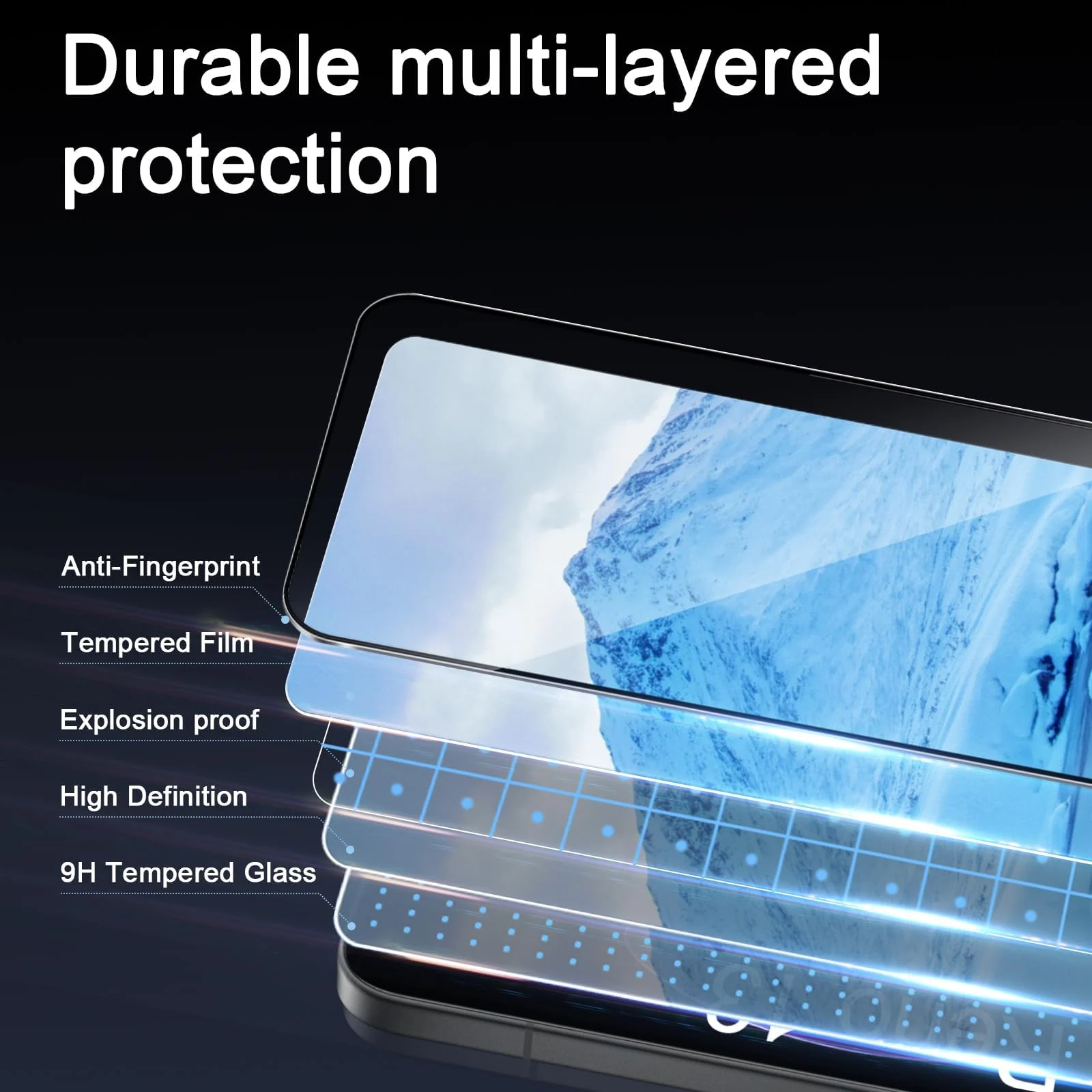 DL3 Mobilak for OPPO Reno 13 5G / OPPO Reno13 5G Tempered Glass Screen Protector, 9H Hardness Anti-Scratch Tempered Glass flim, Case Friendly - Clear