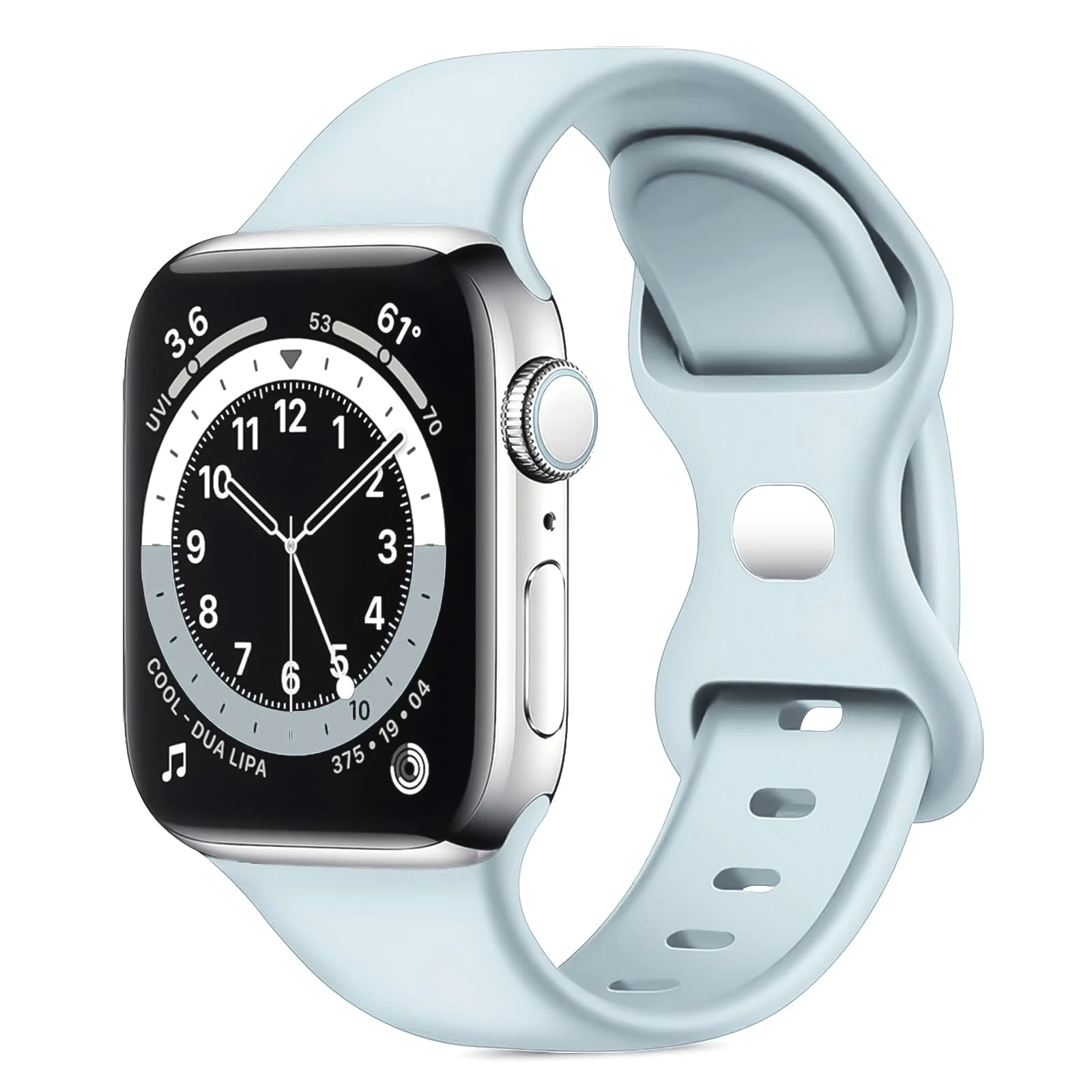 42MM/44MM/45MM/49MM — DL3 Mobilak Bands Compatible with Apple Watch Ultra 49mm 45mm 44mm 42mm 41mm 40mm 38mm, Replacement Soft Silicone Strap for iWatch Ultra 2 Series 9/8/7/6/5/4/3/2/1 (A. , 42MM/44MM/45MM/49MM)