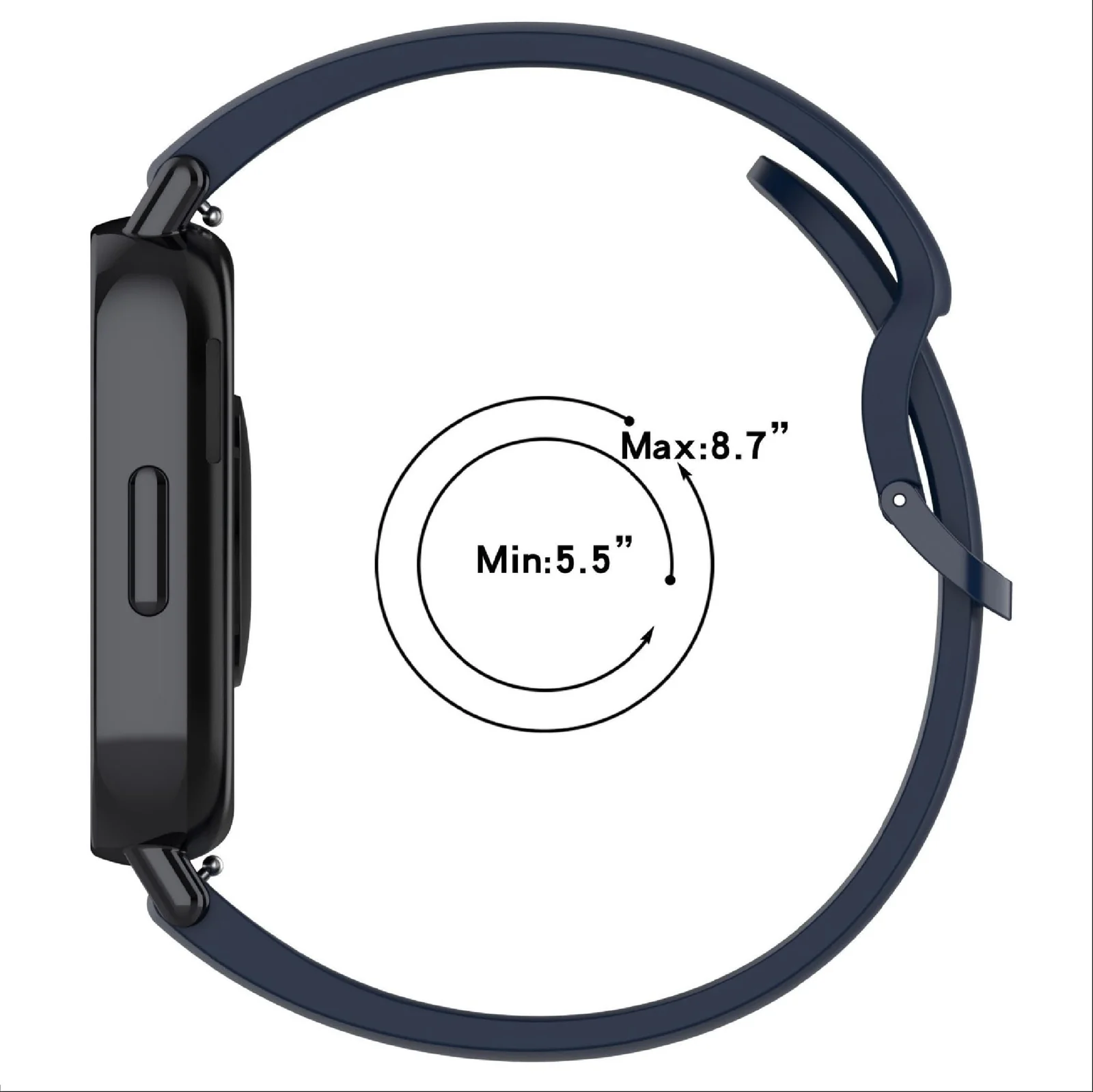 DL3 Mobilak Straps Compatible with Xiaomi Redmi Watch 5 Active/Redmi Watch 5 Lite Bracelet, 22mm Soft Silicone Replacement Band Sports Strap Wristbands [Wear-resistant] [breathable] - Ivory White
