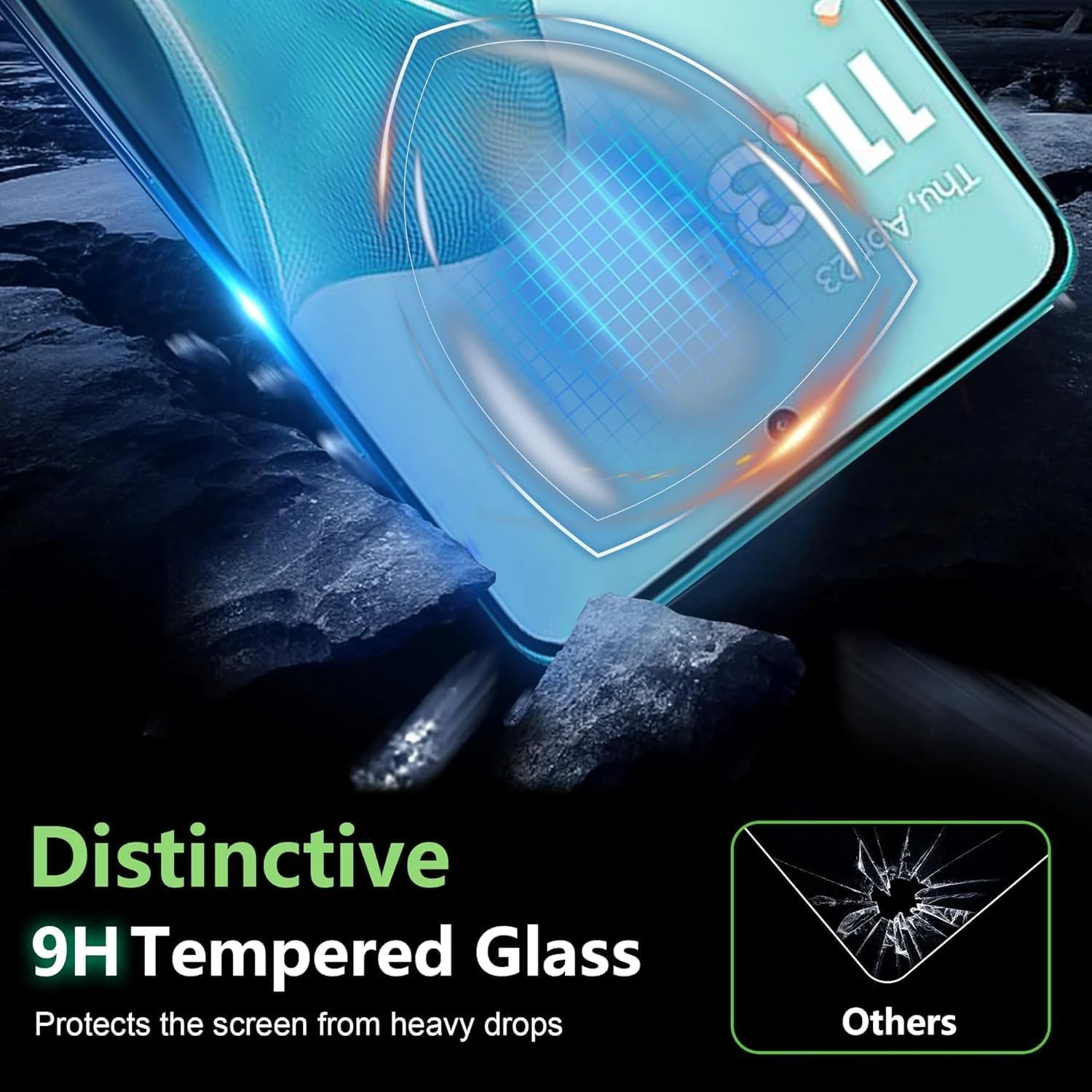 DL3 Mobilak Screen Protector for Moto Edge 60 Fusion/Edge 60/60 Pro, Tempered Glass Screen Saver Premium HD Protective, Scratch Resistant, NO-Bubble, 9H Hardness, Full Coverage Film - Clear