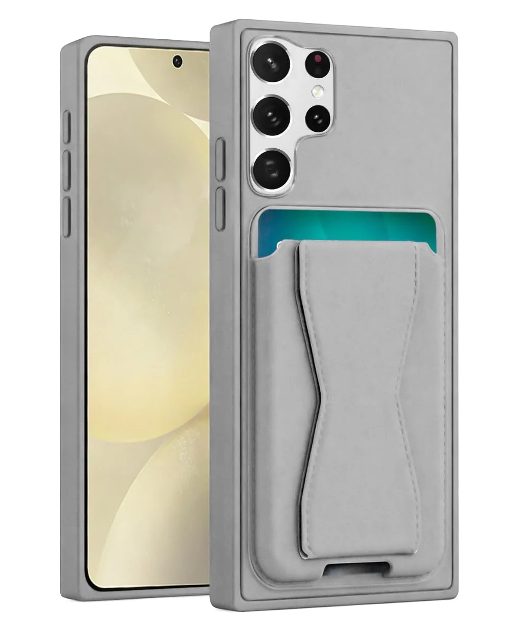 "DL3 Mobilak Leather Wallet Case with Card Slot for Samsung Galaxy S23 Ultra (6.8"") with Camera Protection and Shockproof Design"