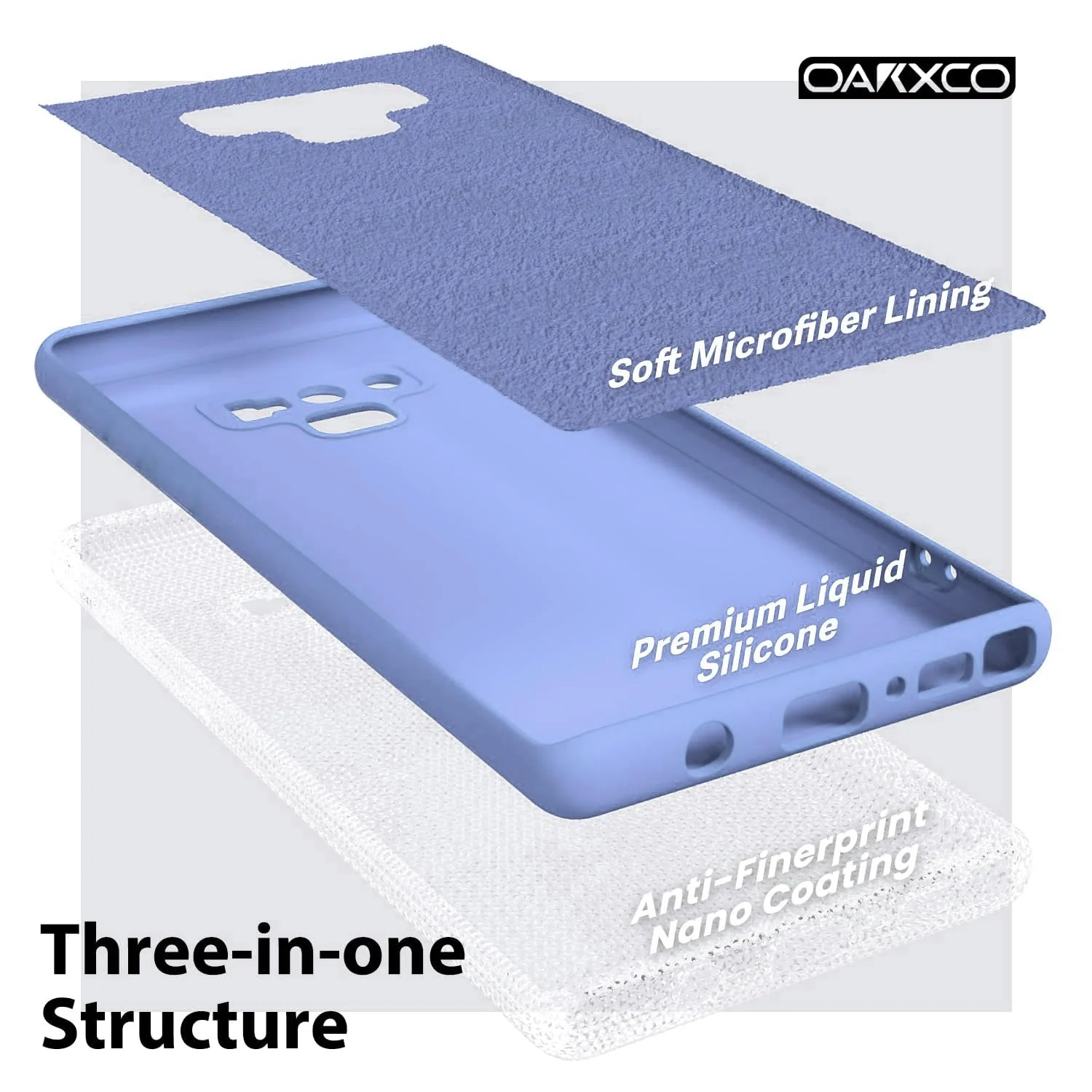 DL3 Mobilak Samsung Galaxy Note 9 Case, Soft Flexible Silicone Gel Rubber Bumper Cover, Full Body Shockproof Protective Phone Case - Baby Blue