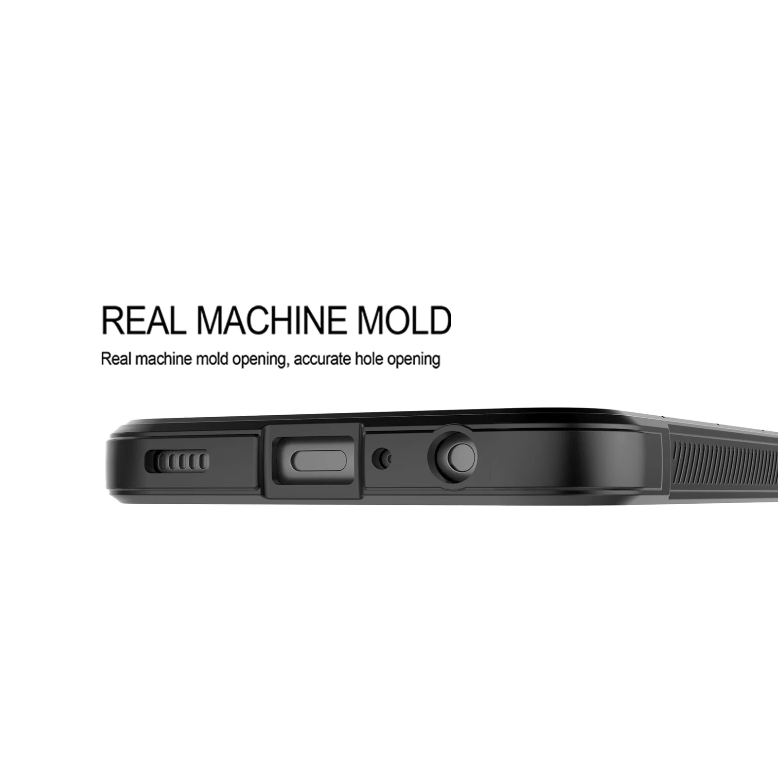 DL3 Mobilak Soft Silicone Protective Case for Samsung Galaxy A24 4G with Camera Protection and Shockproof Design - Black