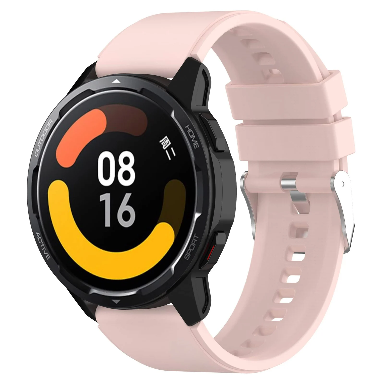 22MM Band for Huawei GT 7 6 5 4 3 2 Pro/GT 2e/GT 7 6 5 4 46MM/GT2 46MM/GT Active/for Huawei Watch 5 4 3 Pro, Silicone Strap for Redmi Watch 5 Active/5 Lite, Bip 6/5/GTR 4,Galaxy Watch 3 45MM - Pink
