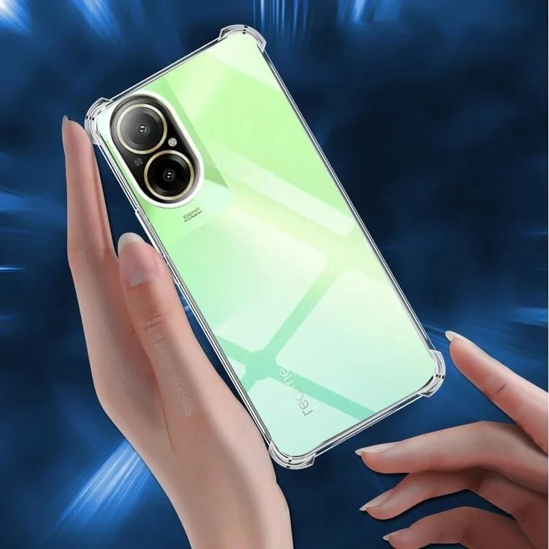 DL3 Mobilak Clear TPU Case for OPPO realme C67 4G, Camera protection, Shock-absorbing protection, Non-slip grip - Clear