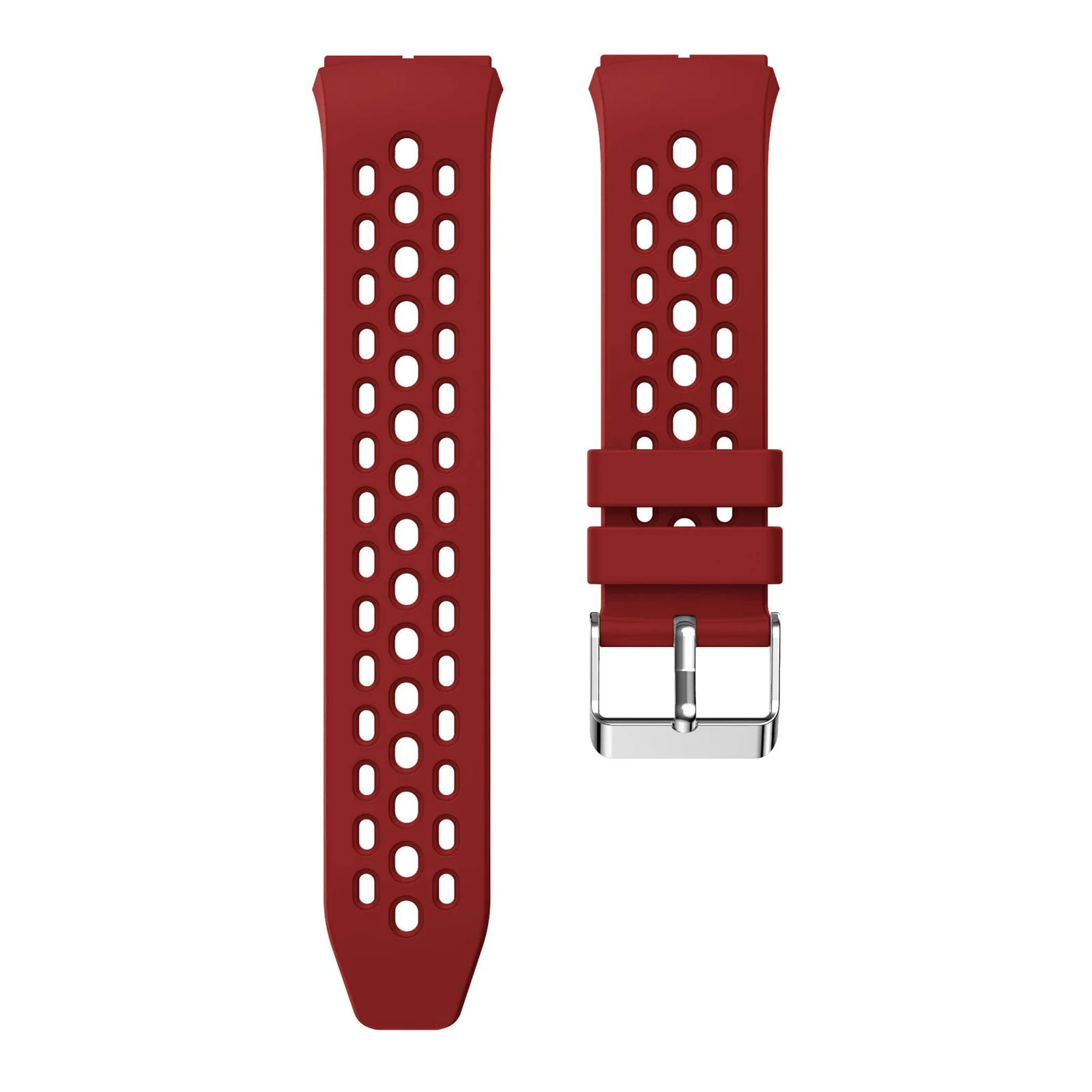 DL3 Mobilak Strap Replacement Bands Compatible with 22MM Huawei Watch GT2E Bands, Adjustable Accessory Soft Silicone Sport Wristband for Women Men - Red