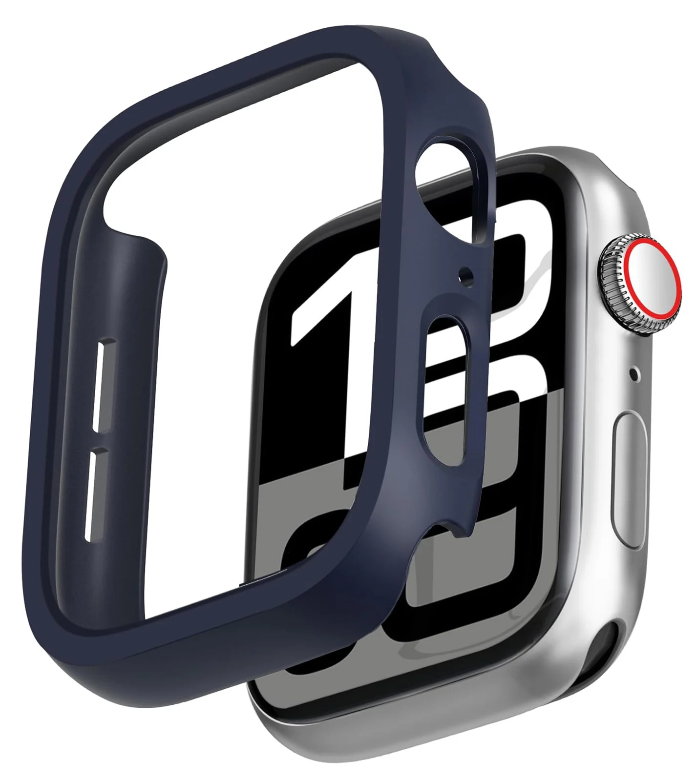DL3 Mobilak [NO Screen Protector] Bumper Case for Apple Watch Series 10 46mm, Slim Thin Shockproof Bumper Cover, Hard PC Protective Frame All-Around Edge for iWatch 10 46 mm Accessories - Blue