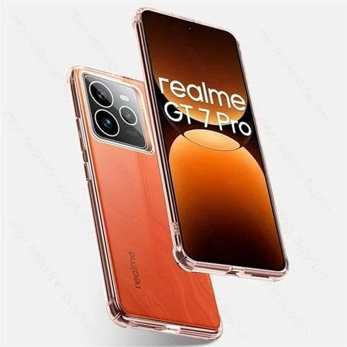 DL3 Mobilak Clear TPU Protective Case for realme GT 7 Pro 5G with Camera Protection and Shockproof Design - Clear