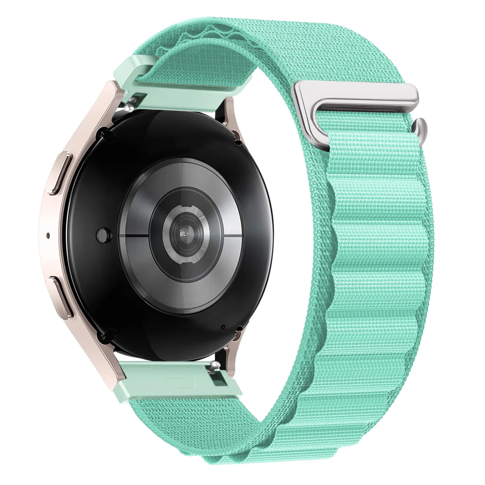 DL3 Mobilak Alpine Loop Band Sport Nylon 22MM For Samsung Galaxy Watch 3 45mm/Watch 46mm/Gear S3/Huawei watch GT4 46MM/GT3 46MM/Watch 3&4/Watch 3&4 Pro/GT2E/GT2 Pro/GT2 46MM/Amazfit GTR 2/2e/3/3 Pro/4 - Turquoise