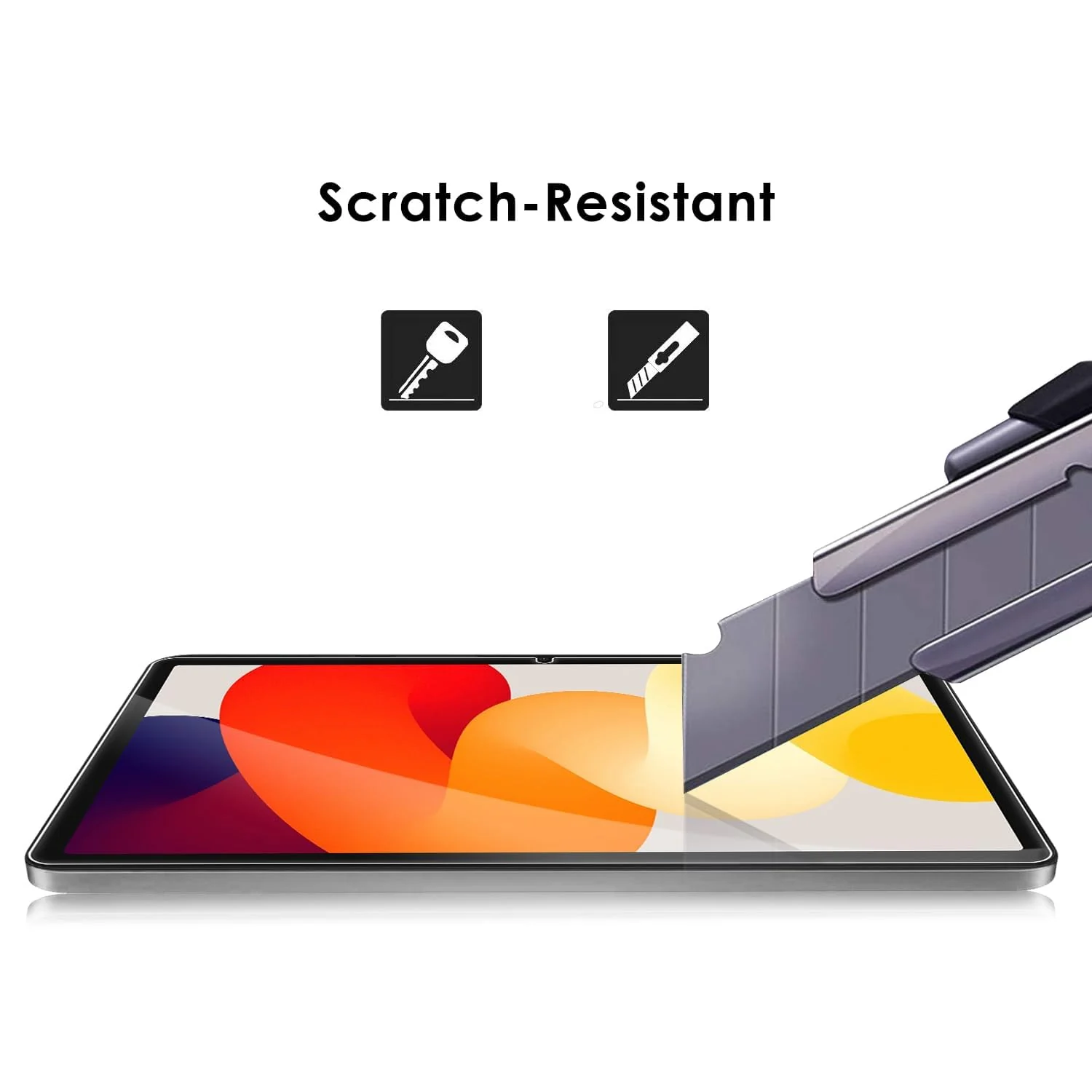 DL3 Mobilak Screen Protector For Xiaomi Redmi Pad SE 2023 11 Inch Tempered Glass Film [HD Crystal ] [Easy Installation] [Scratch Resistant] [9H Hardness] - Clear