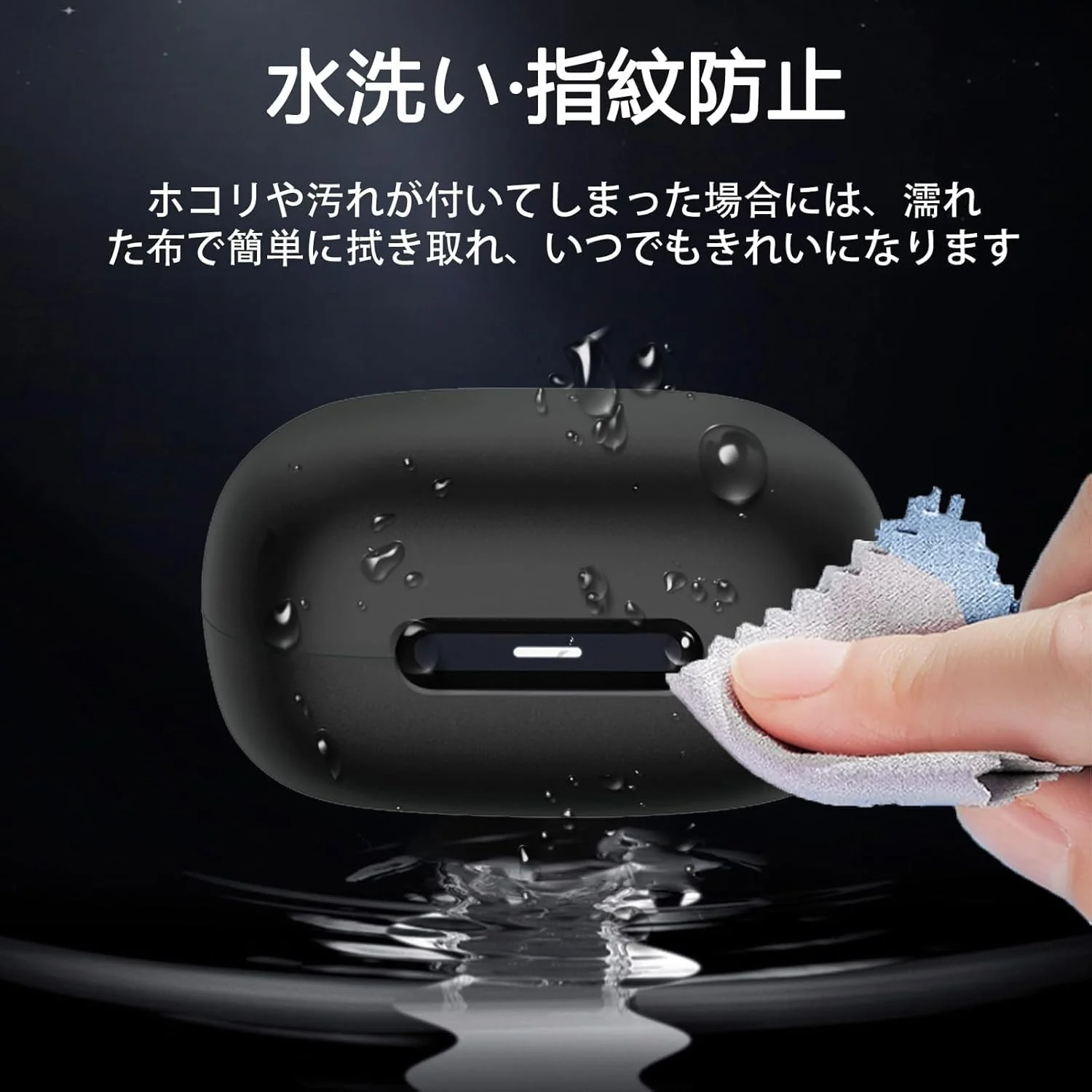DL3 Mobilak Silicone Cover Case Compatible with Soundcore C40i Portable Protective Cover With Keychain Compatible with Soundcore C40i - Black
