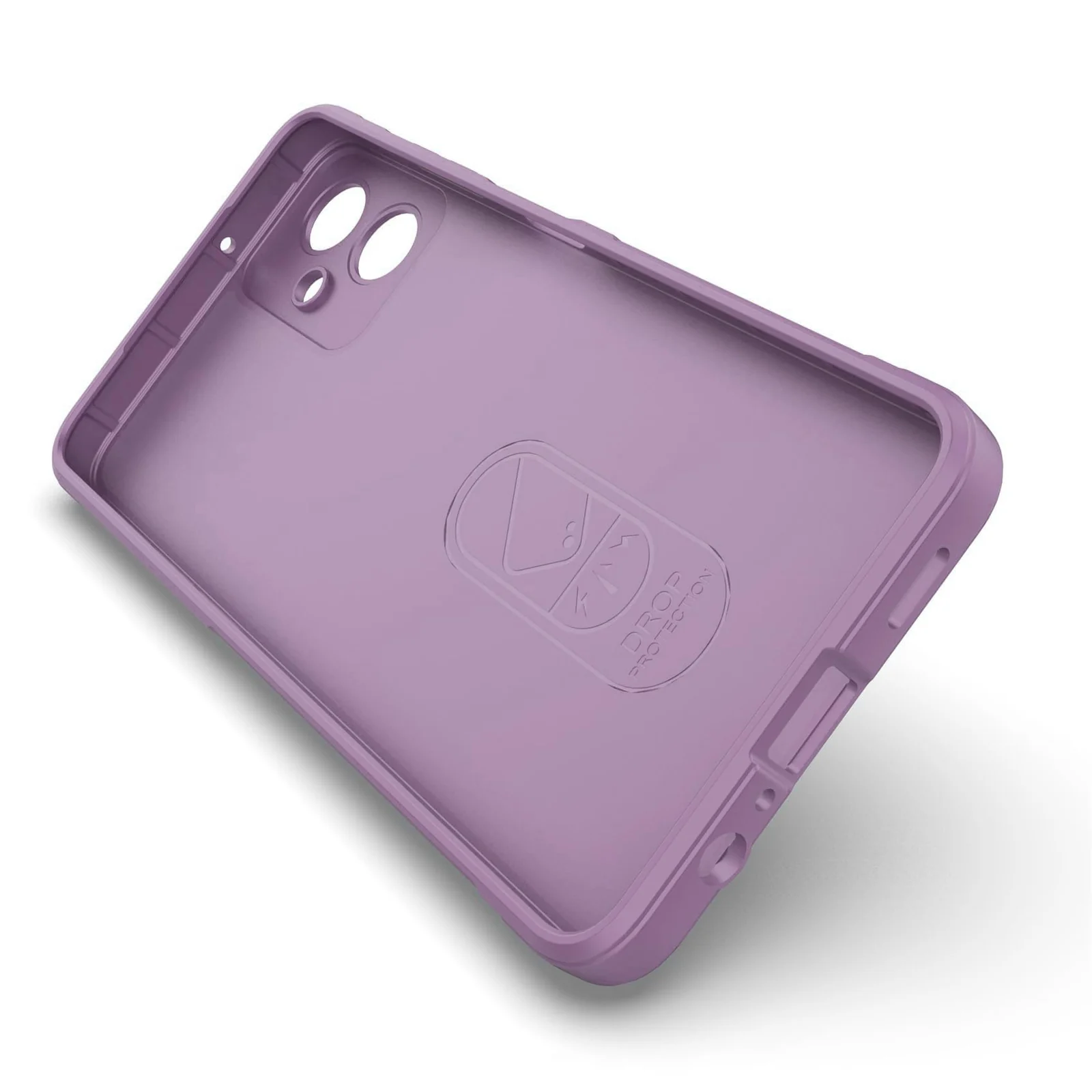 DL3 Mobilak Flexible Silicone and TPU Protective Case with Camera Protection for Samsung Galaxy A06 - Purple