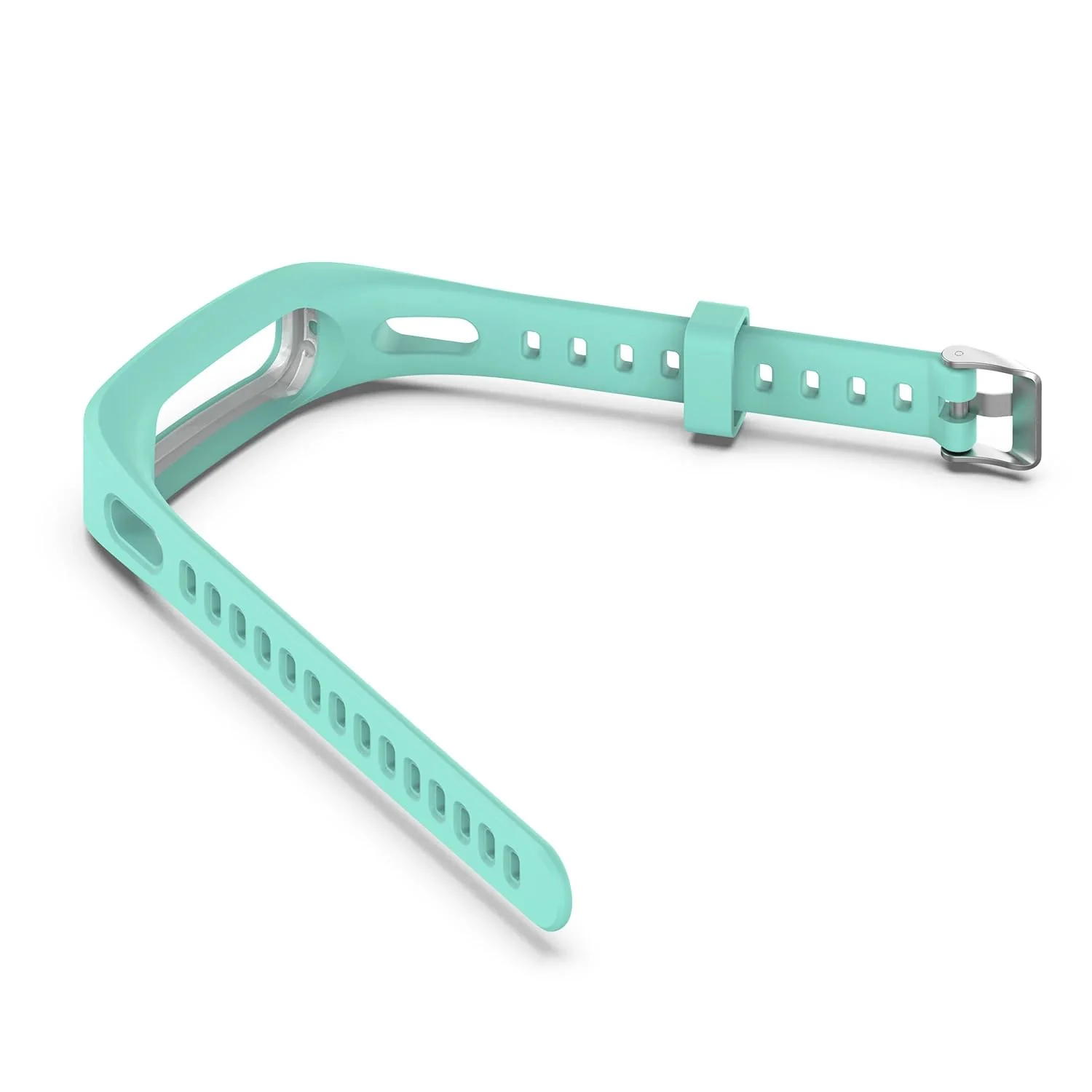 DL3 Mobilak Silicone Watch Band Strap Compatible for Huawei Honor Band 4 Running Version/Huawei Band 3e/ Band 4e Smart Watch Bracelet Replacement - Black
