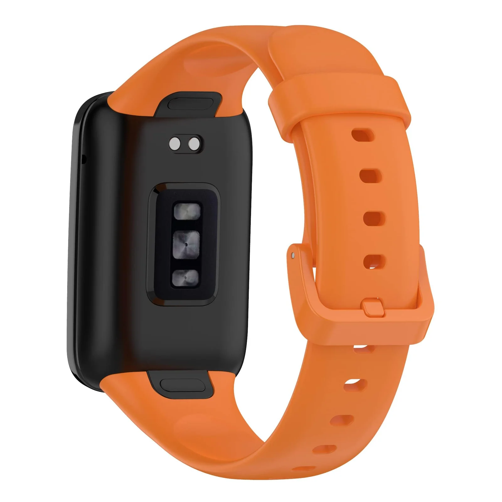 DL3 Mobilak Bands Compatible with Xiaomi Mi Band 7 Pro Watch Replacement Soft Durable Colourful Silicone Watch Band Sports Strap Wristband for Mi Band 7 Pro Smartwatch Accessories - Orange