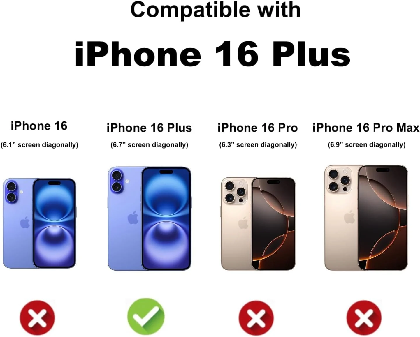 DL3 Mobilak Camera Protective Case Compatible with iPhone 16+ Plus 6.7-Inch, Mobile Phone Case iPhone 16+ Plus 6.7-Inch Thin Soft Silicone Anti-Yellow Protective Case - Clear