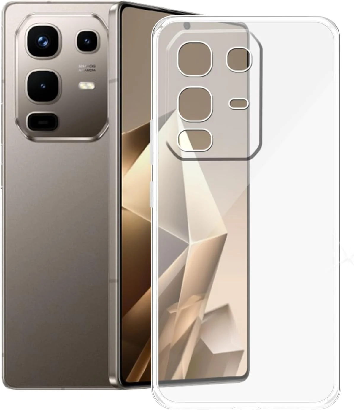 Mobigon Case Compatible with Infinix Note 50 4G / Note 50 Pro 4G, Case Crystal Soft TPU Gel Case Flexible Silicone Anti-Scratch Camera Protection TPU Cover - Clear