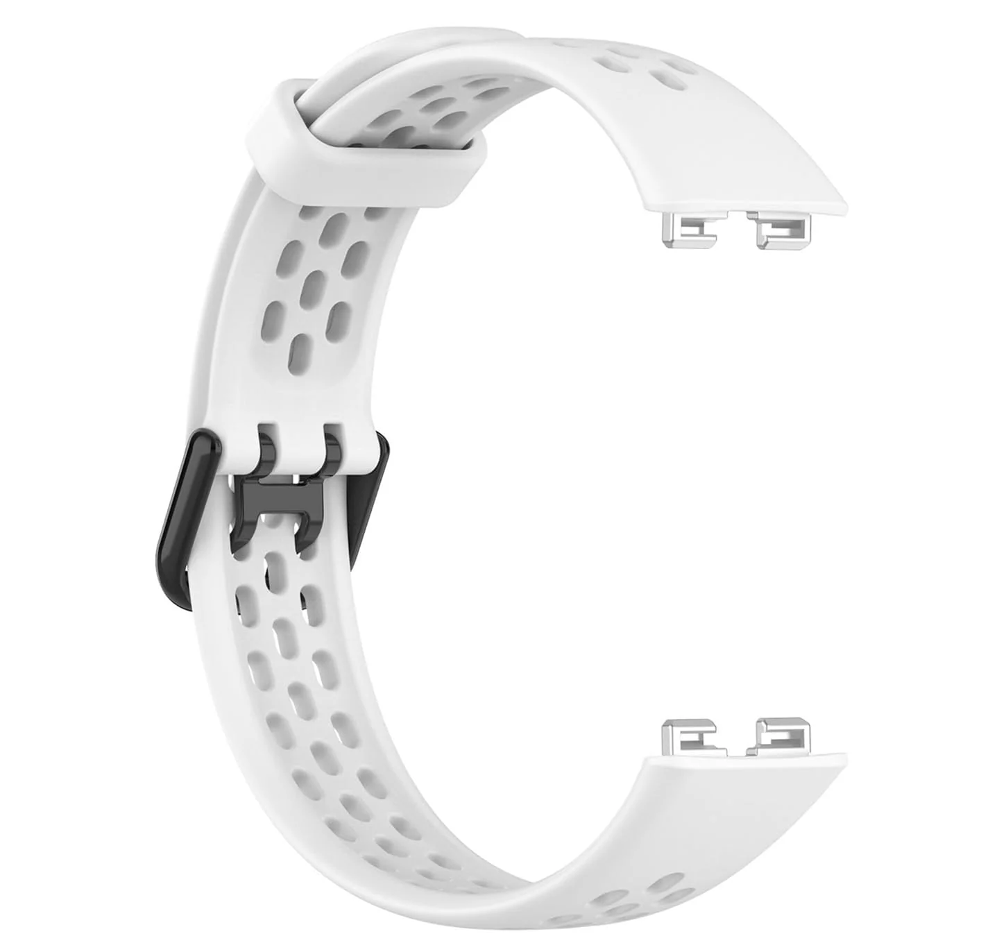 DL3 Mobilak Strap for HUAWEI Band 9 / HUAWEI Band 8 Replacement Band, Silicone Belt, Soft, Waterproof, Sweatproof, Easy to Put on and Take Off, HUAWEI Band 8/Band 9 Replacement Strap, Sport Band - White