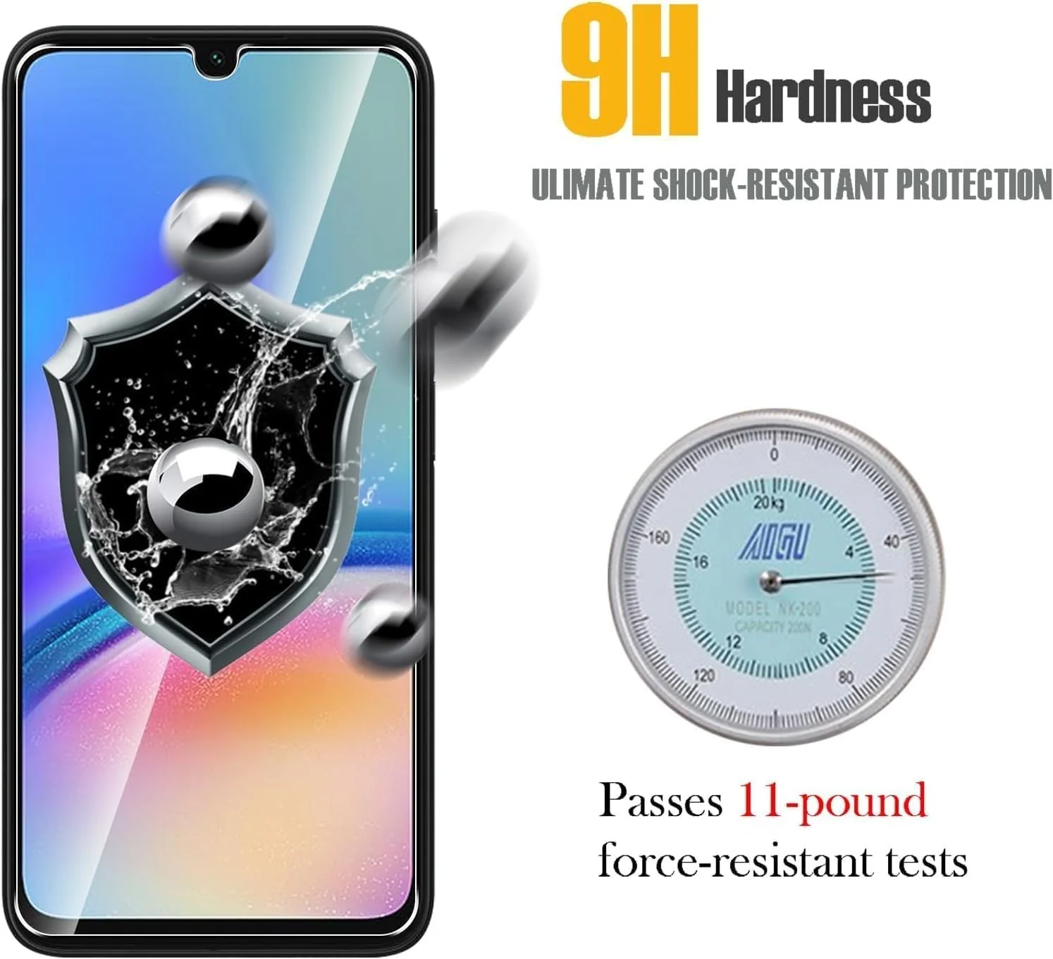 DL3 Mobilak Tempered Glass Screen Protector For Samsung A05s /A05 /A06 - Clear