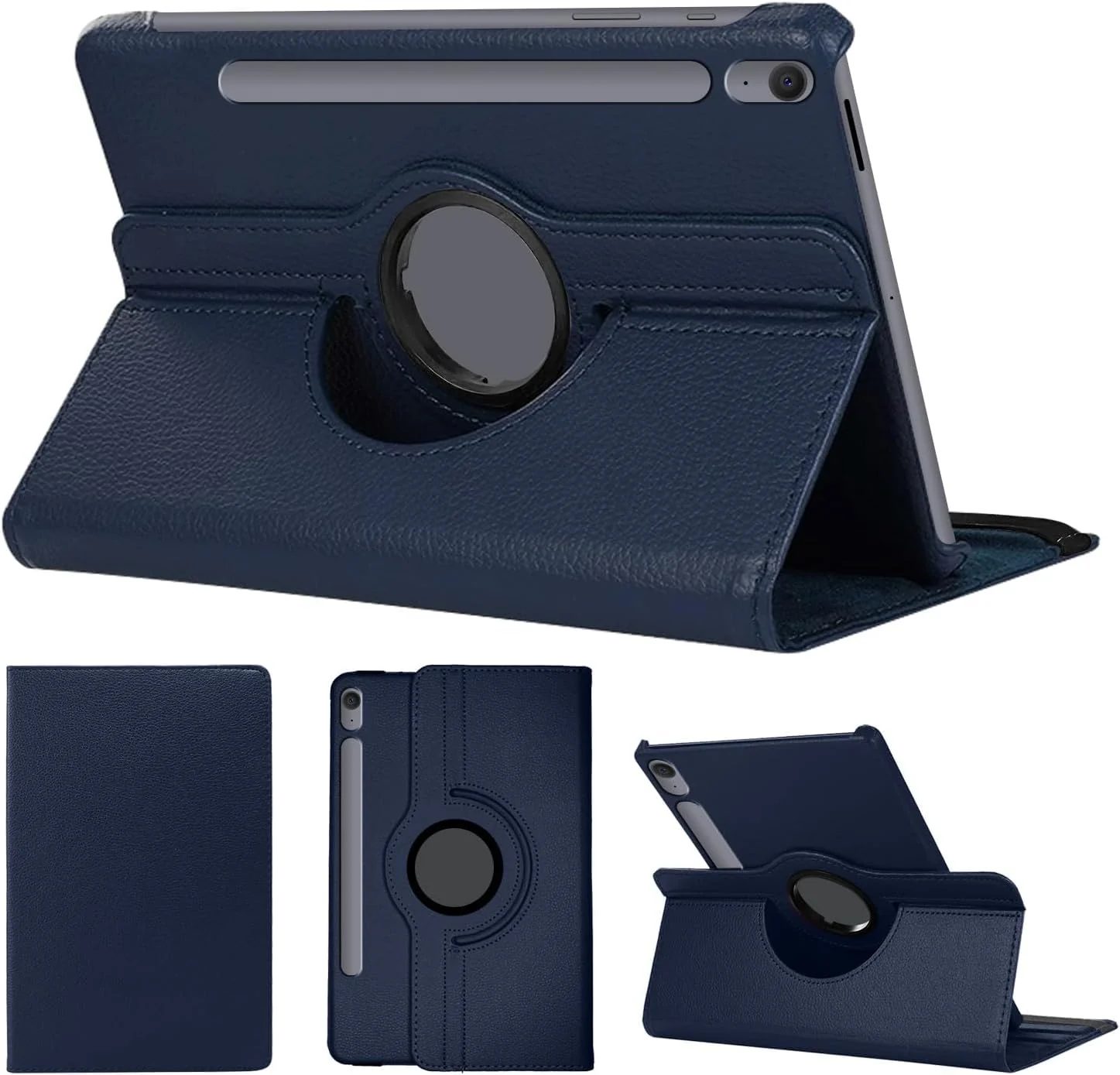 DL3 Mobilak Protective Cover for Samsung Galaxy Tab S10 FE Plus 13.1 Inch 2025 (SM-X620/X626), 360° Rotatable Smart Stand, Leather Folio Flip Cover with Multi-Angle Viewing, Auto Wake Sleep