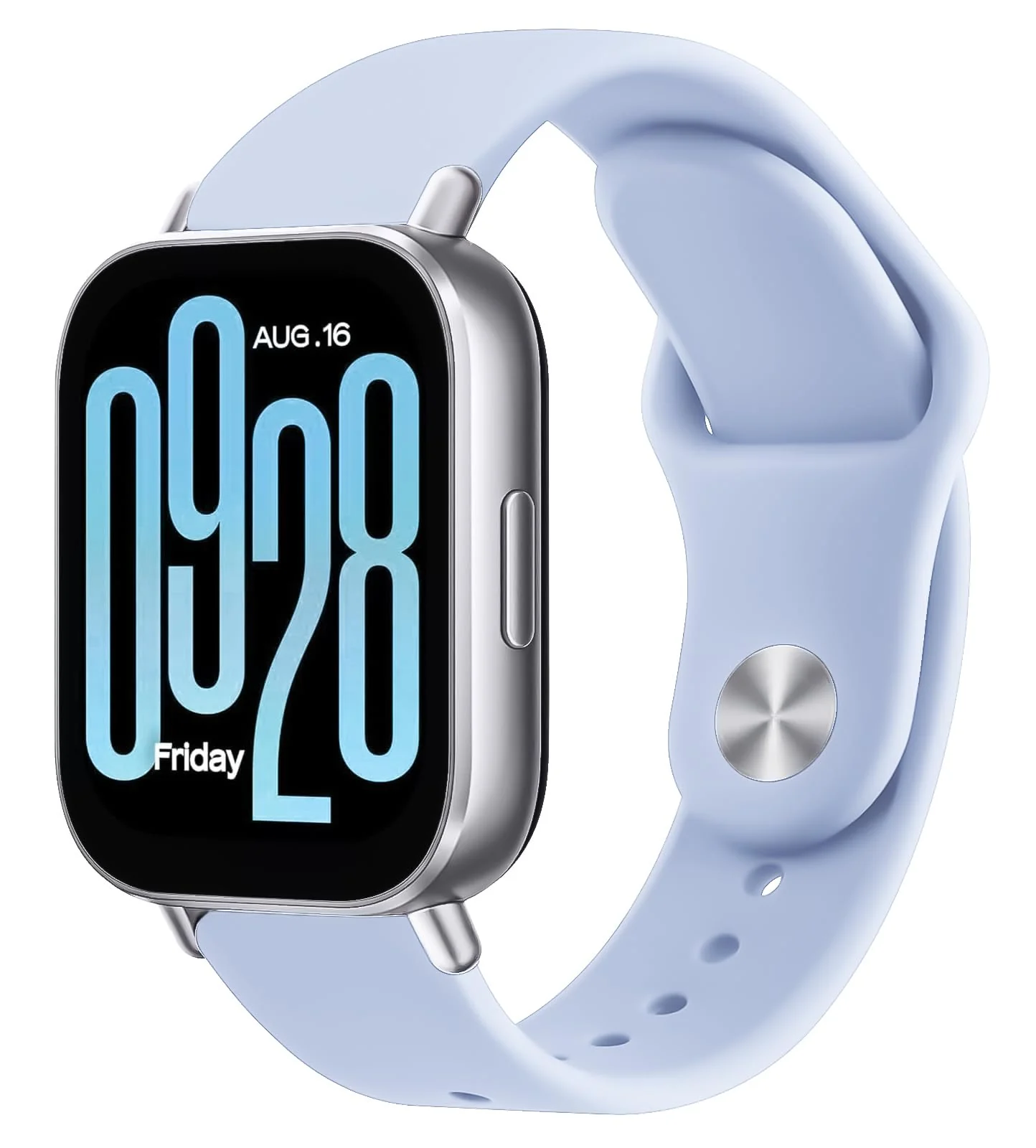 DL3 Mobilak Straps Compatible with Xiaomi Redmi Watch 5 Active/Redmi Watch 5 Lite Bracelets for Men Women, 22mm Soft Silicone Strap, Waterproof Adjustable Band Sports Replacement - Baby Blue