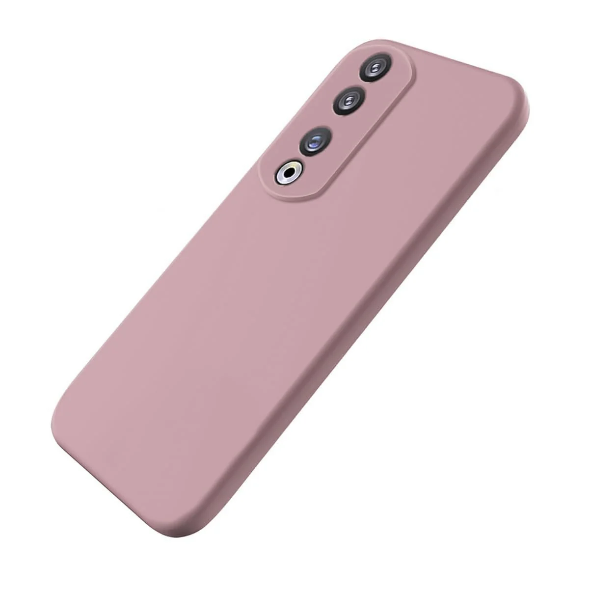 DL3 Mobilak Soft Silicone Protective Case for Honor 90 with Microfiber Lining and Shockproof Design - Cashmere