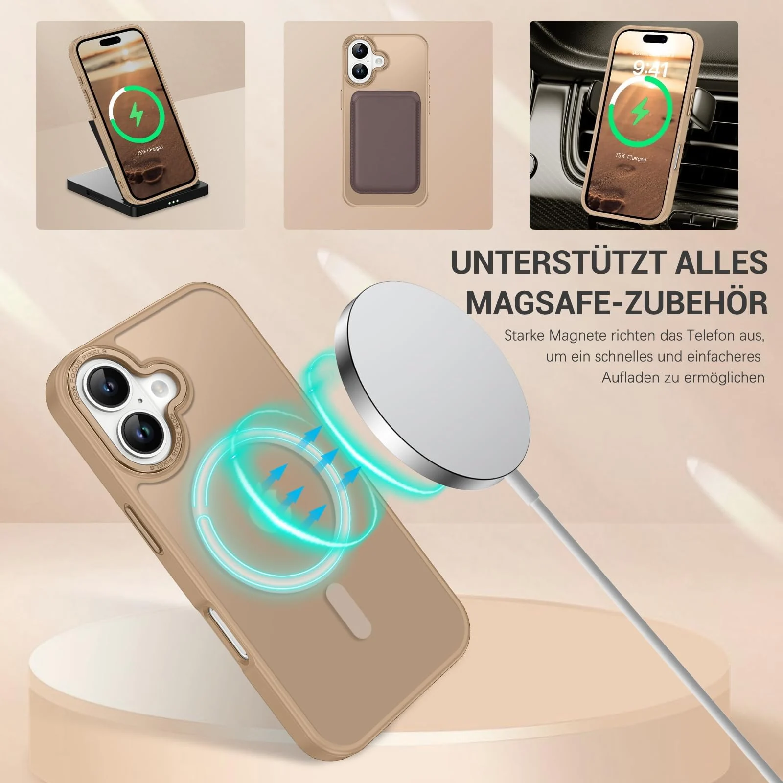 DL3 MOBILAK Protective Phone Case for Apple iPhone 17 - Desert