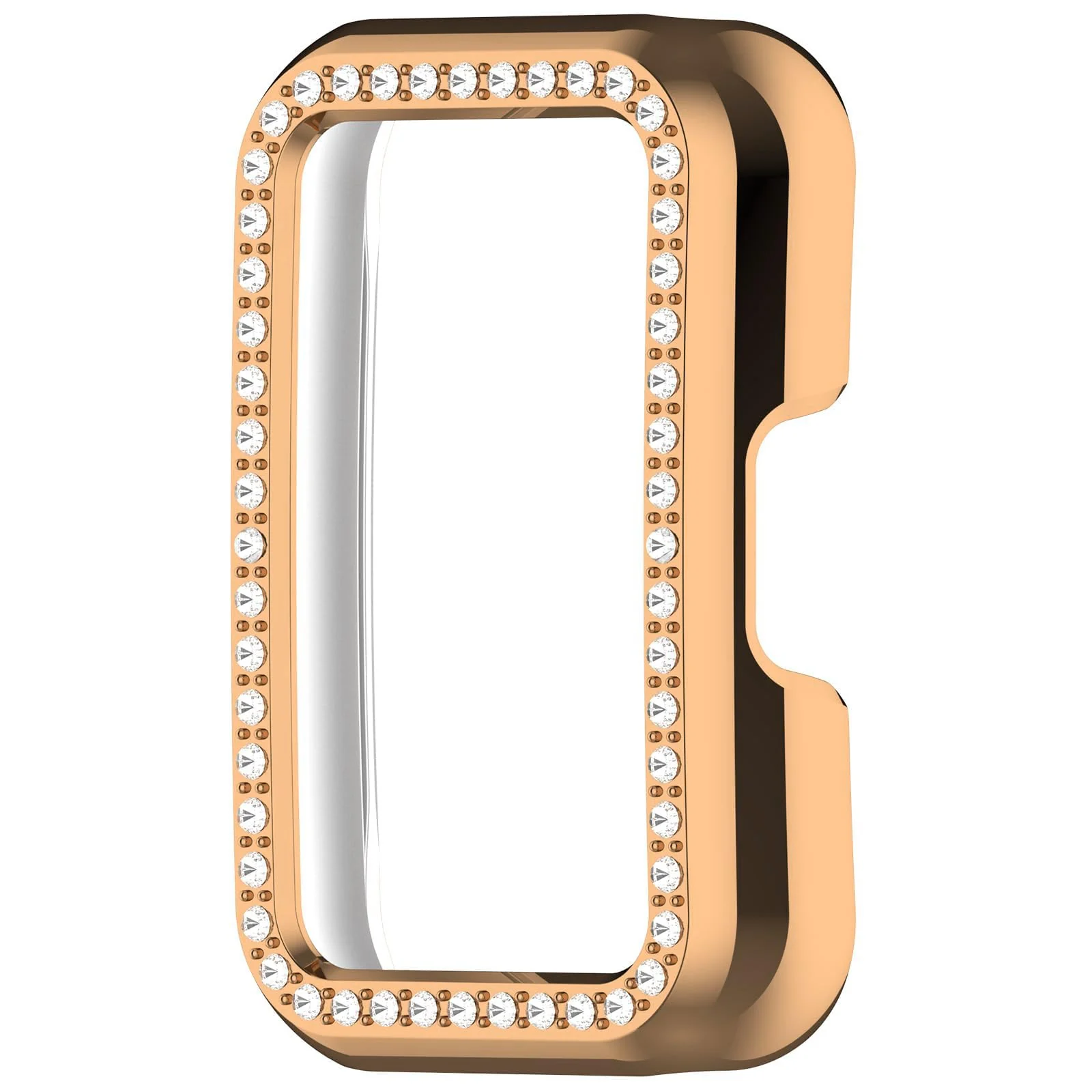MOBIGON Crystal Bling PC Frame Case for Huawei Band 11, Rose Gold