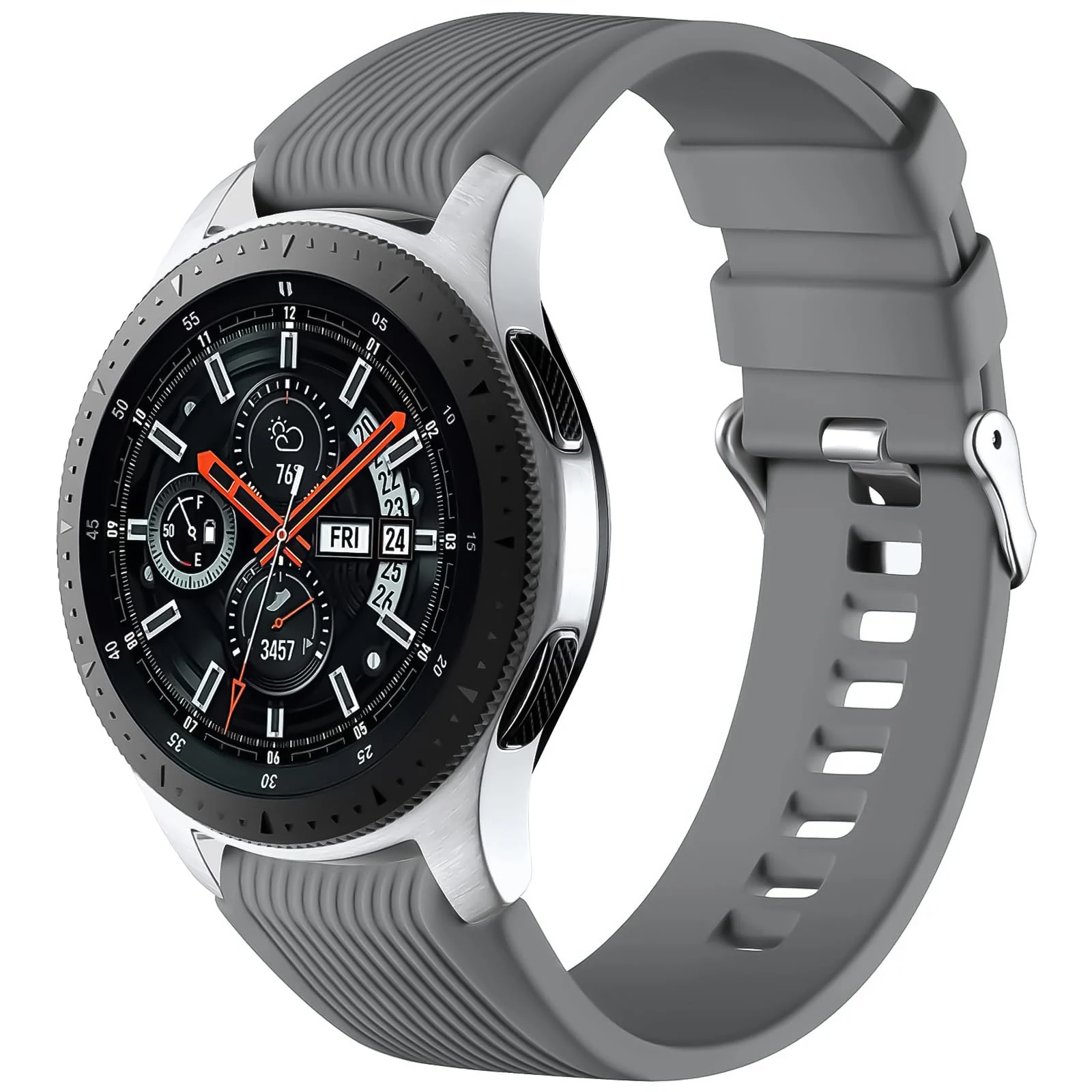 Samsung galaxy watch3 45MM / galaxy 46MM / Gear S3 / Huawei watch GT3 46MM / GT2E / GT2 Pro / GT GT2 46MM / Honor Magic Watch2 46MM — DL3 Mobilak Silicone Sport Band 22MM Xiaomi Redmi Watch 5 Active/5 Lite/Samsung Galaxy Watch 46mm/Watch 3 45mm/Gear S3/Huawei watch (GT6 GT5 GT4 GT3 GT2 GT 46MM)/GT2E/GT5 Pro/GT 6 Pro/Amazfit GTR 3/4
