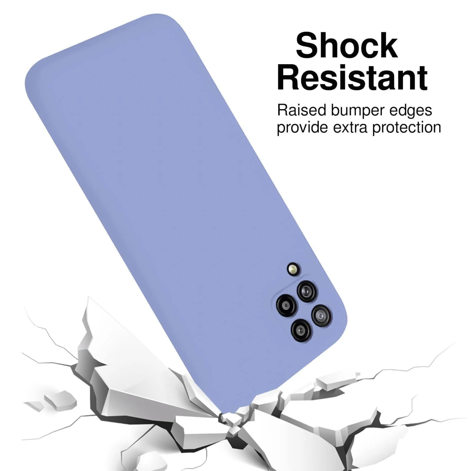 DL3 Mobilak Soft Silicone Gel Bumper Case for Samsung Galaxy A12 / M12 - Baby Blue