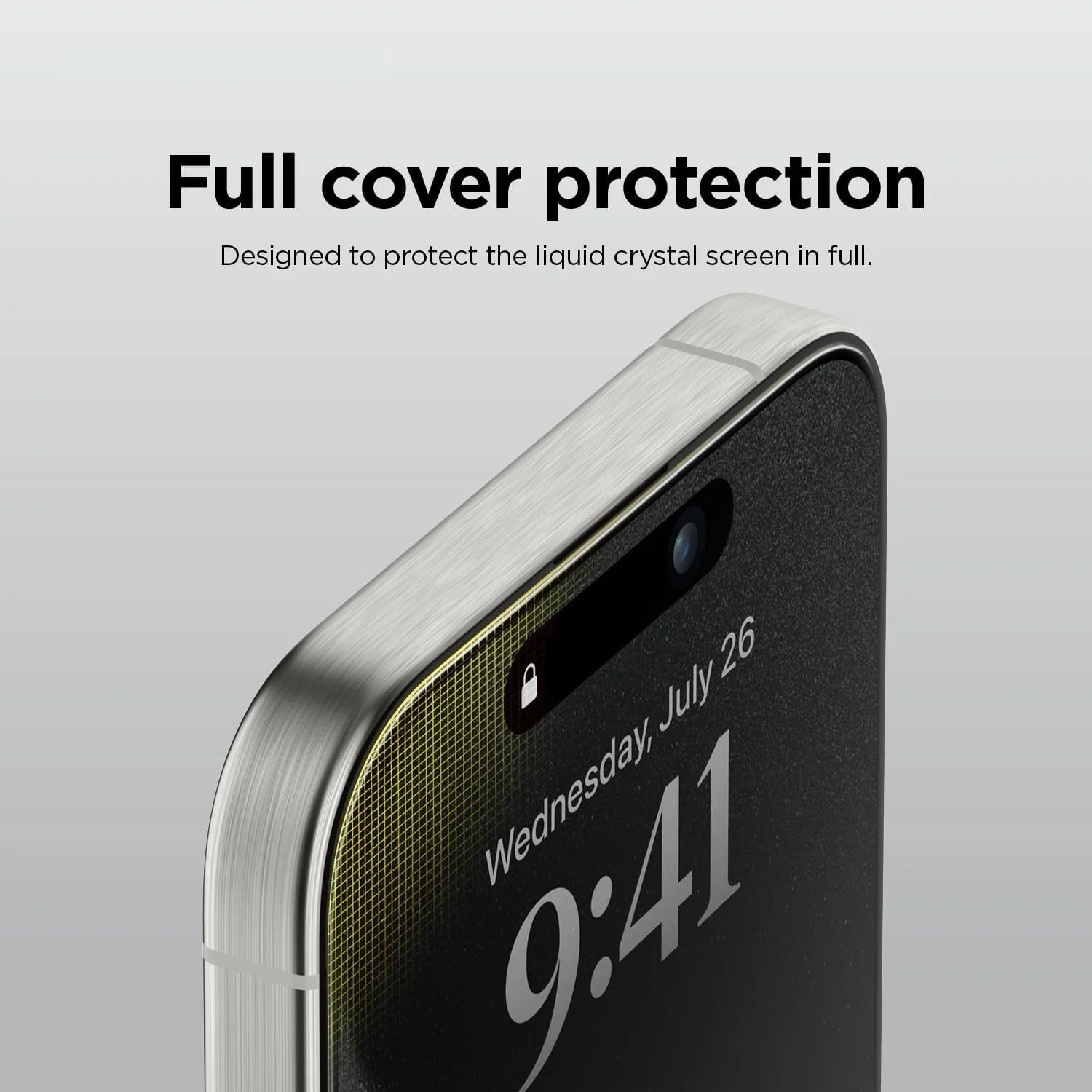 DL3 Mobilak for iPhone 16 Pro 6.3-Inch Tempered Glass Screen Protector, 9H Hardness Anti-Scratch Tempered Glass flim, Case Friendly, Anti-Scratch For - Clear