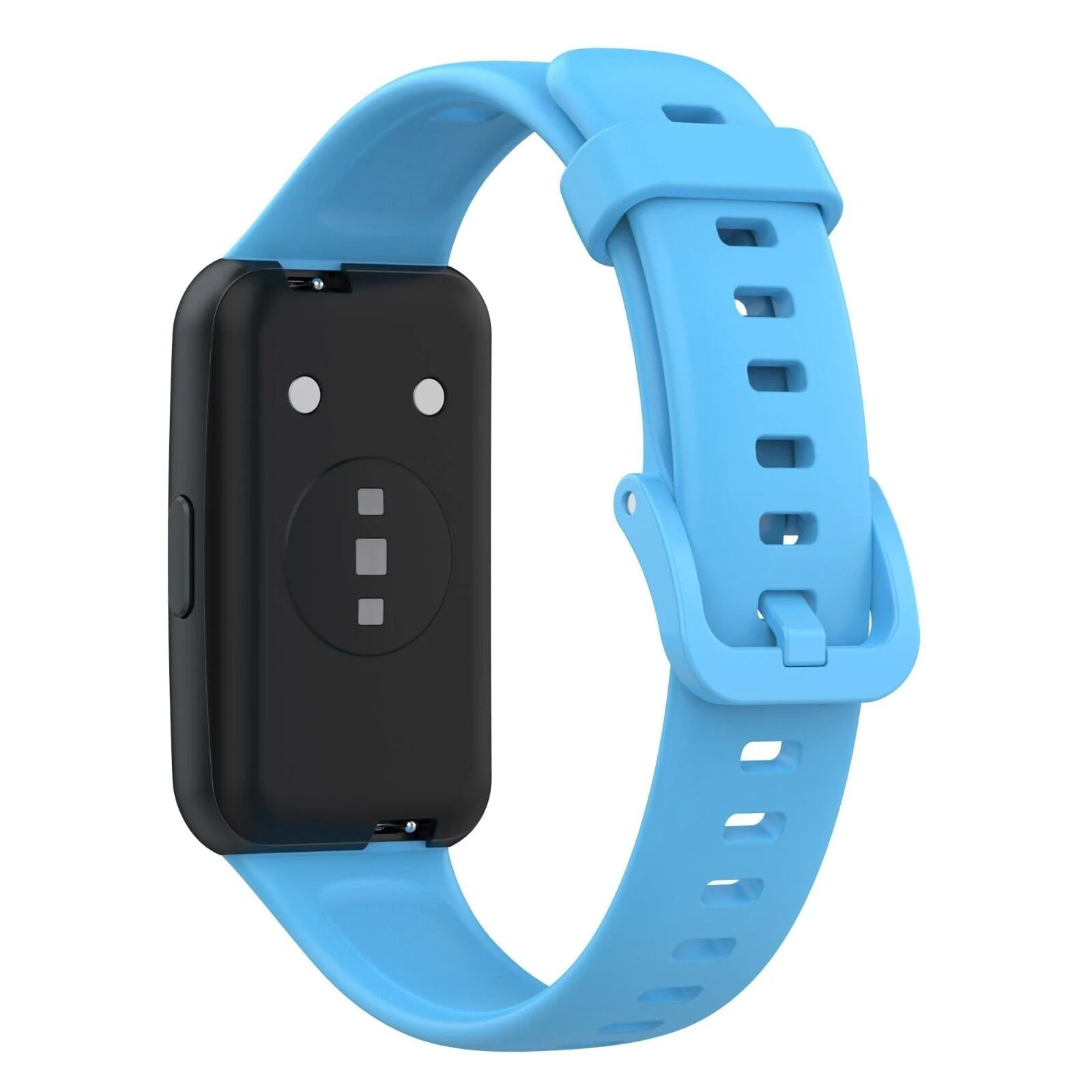 DL3 Mobilak Smart Watch Strap for Huawei Band 7, Sport Silicone Watch Band Wrist Strap, Replacement Bracelet Wristband Wrist Strap for Huawei Band 7 Accessories - Sky Blue