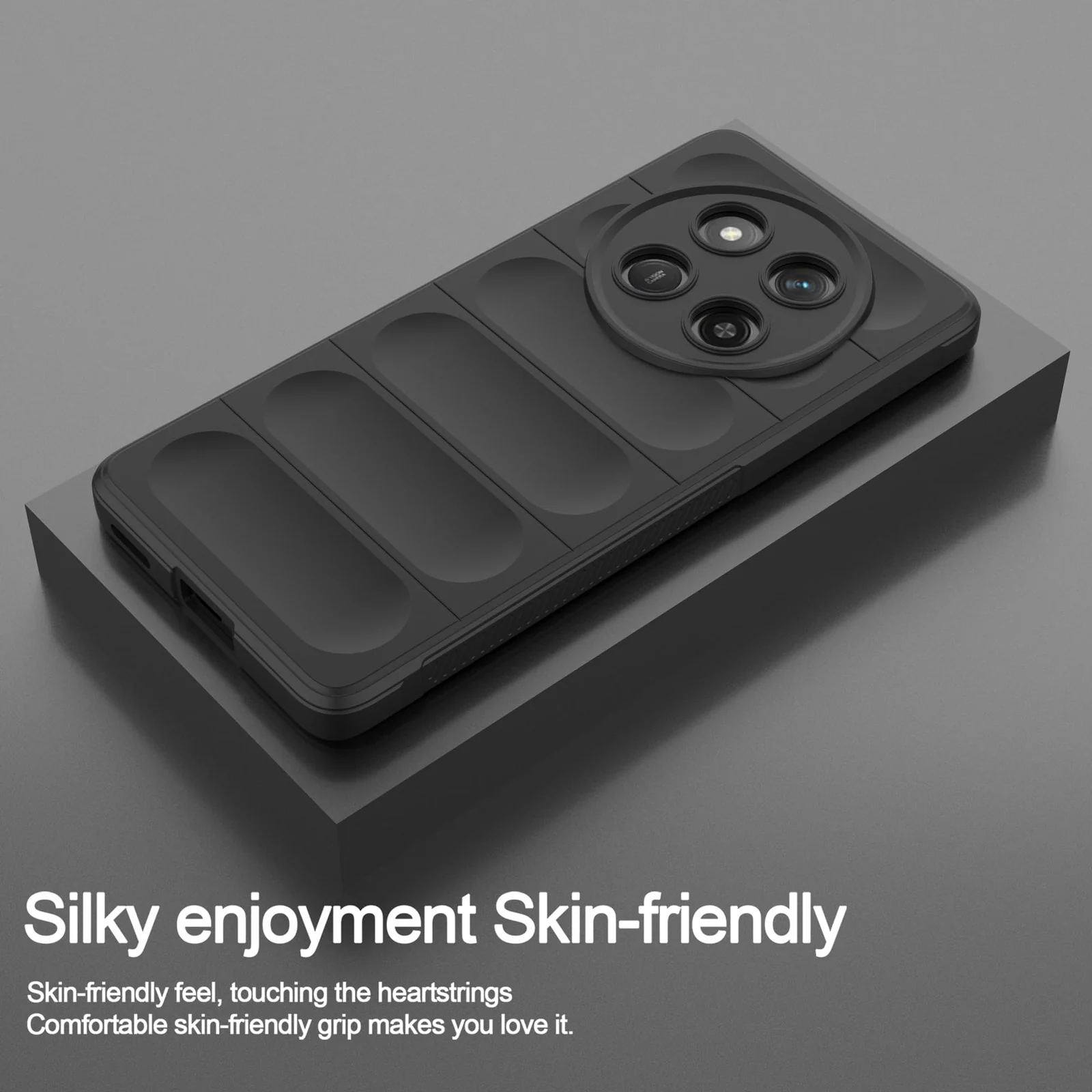 DL3 Mobilak Flexible Silicone and TPU Protective Case with Camera Protection for Honor X9C - Black