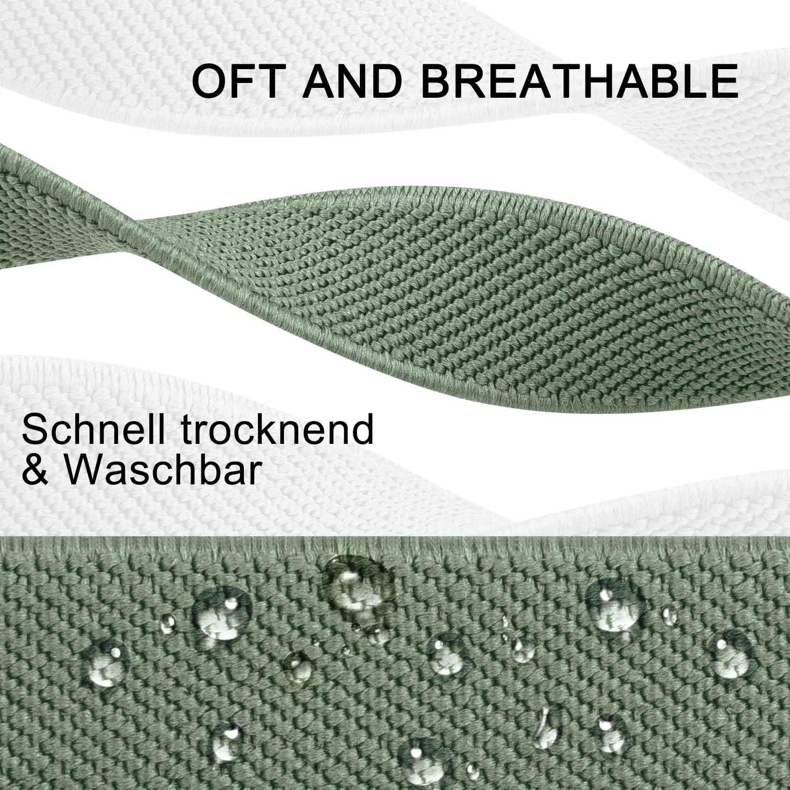 DL3 Mobilak Strap for Xiaomi Mi Band 10 / Xiaomi Mi Band 9 / Xiaomi Mi Band 8, Elastic Nylon Straps, Adjustable Breathable Replacement Bracelet for Xiaomi Smart Band 8/9/10 for Women Men - Green