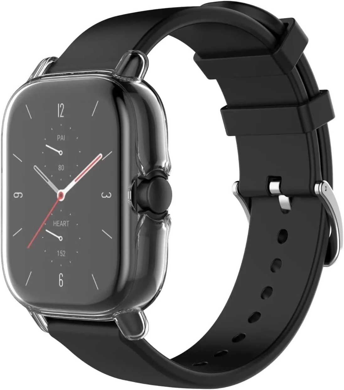 DL3 Mobilak Case Compatible with Amazfit GTS 2 / GTS 2e Case All-Around Screen Protector Watch Soft TPU Shockproof Cover Slim Guard Thin Bumper Shell Protector - Clear