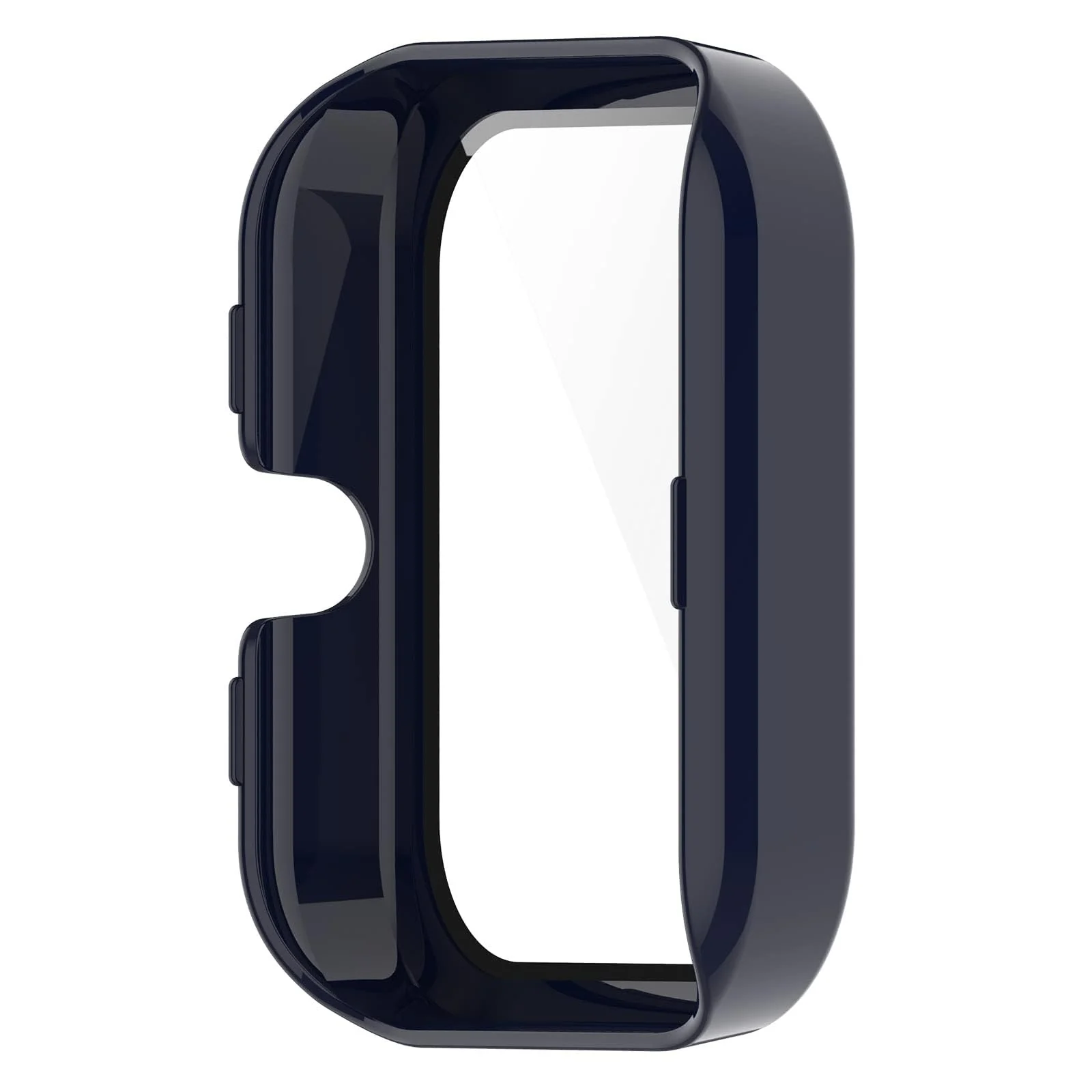 DL3 MOBILAK Full-Coverage Watch Case with Tempered Glass for Amazfit Bip 3 / Bip 3 Pro, Blue