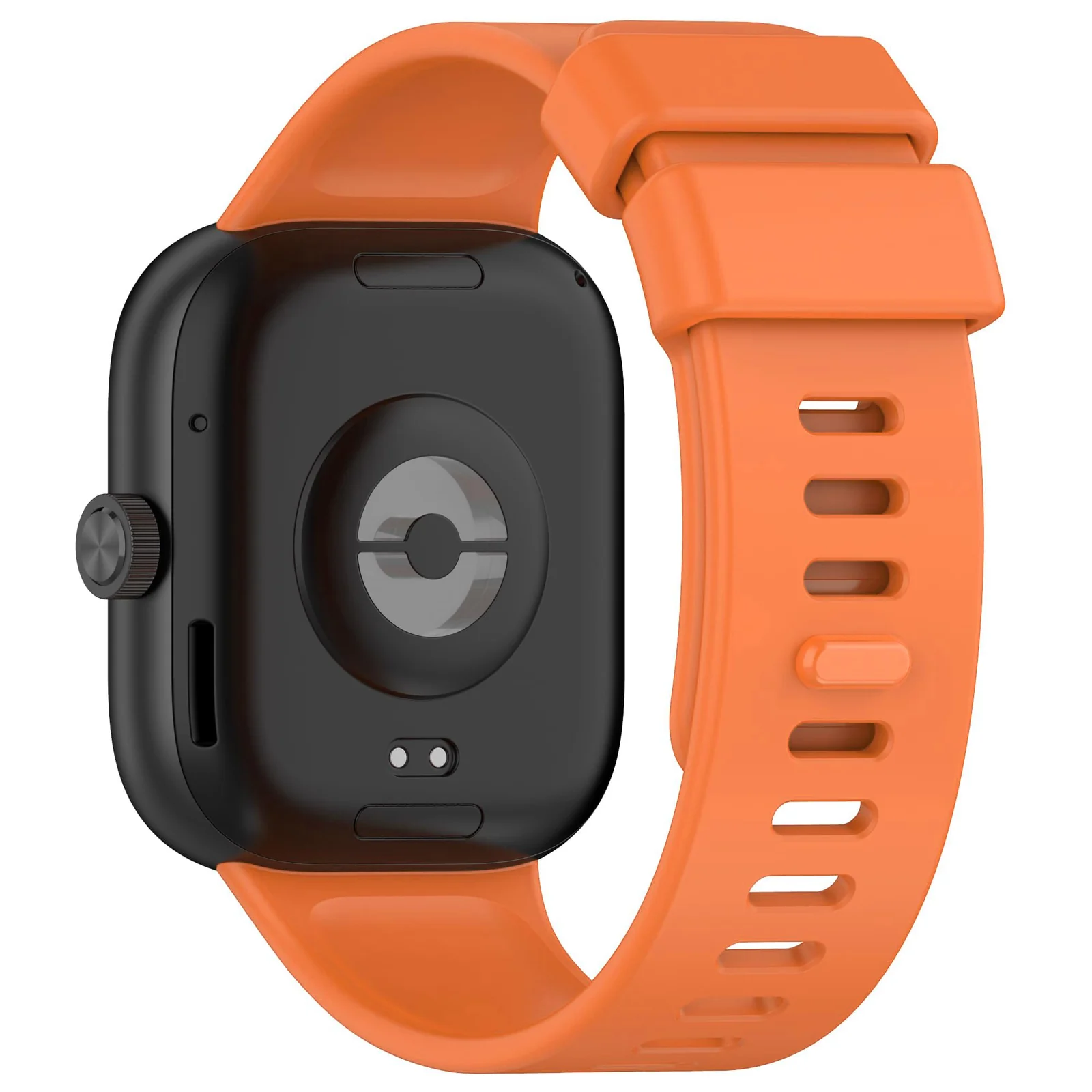 DL3 Mobilak Bracelet Compatible with Xiaomi Redmi Watch 6/5/4 / Xiaomi Smart Band 10 Pro/9 Pro/8 Pro, Soft TPU Replacement Strap Sports, Strap for Men and Women - Orange