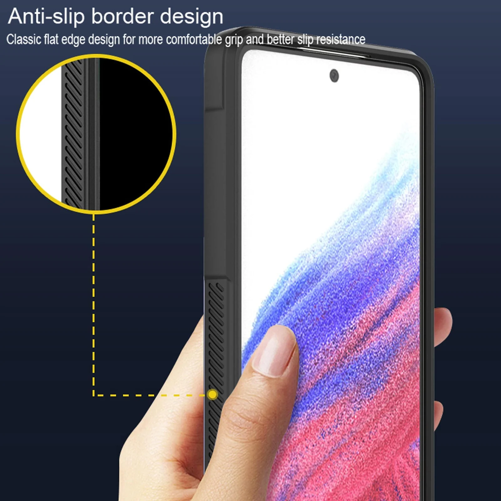 DL3 Mobilak Soft Silicone Protective Case for Samsung Galaxy A52 / 52S with Camera Protection and Shockproof Design - Green