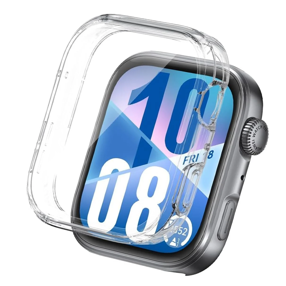 DL3 Mobilak Protective Case compatible with Huawei Watch Fit 4, All-around Flexible TPU Case with Built-in Screen Protector, Soft Frame & Shockproof Cover For Huawei Watch Fit 4