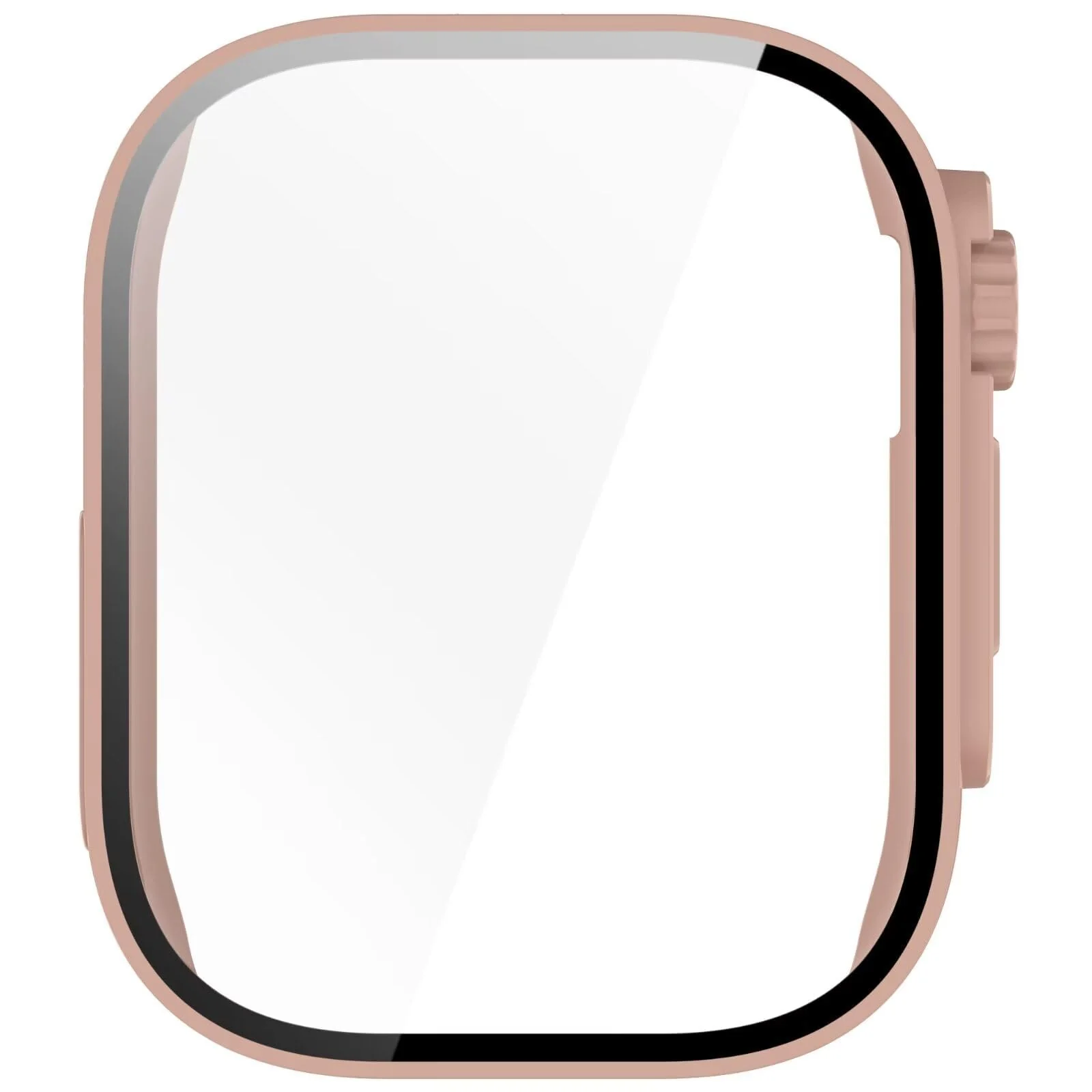 DL3 Mobilak for Xiaomi Redmi Watch 5 Lite Case Screen Protector, [Looks Like iWatch Ultra Case] Built-in Tempered Glass Screen Unique Design Case Cover for Redmi Watch 5 Lite - Pink