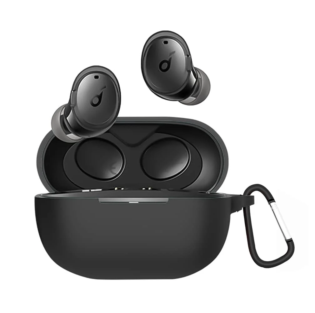DL3 Mobilak Silicone Cover Case Compatible with Anker Soundcore Life Dot 3i Portable Protective Case Cover With Keychain For Anker Life Dot 3 i