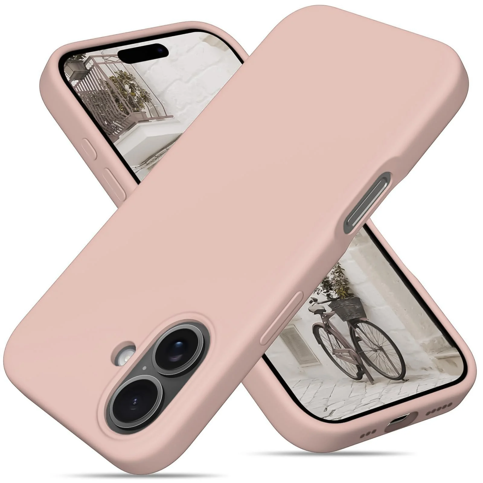 iPhone 16 Plus Case — DL3 Mobilak Liquid Silicone Case for iPhone 16 Plus, Supports wireless charging, Shock-absorbing protection, Scratch-resistant surface
