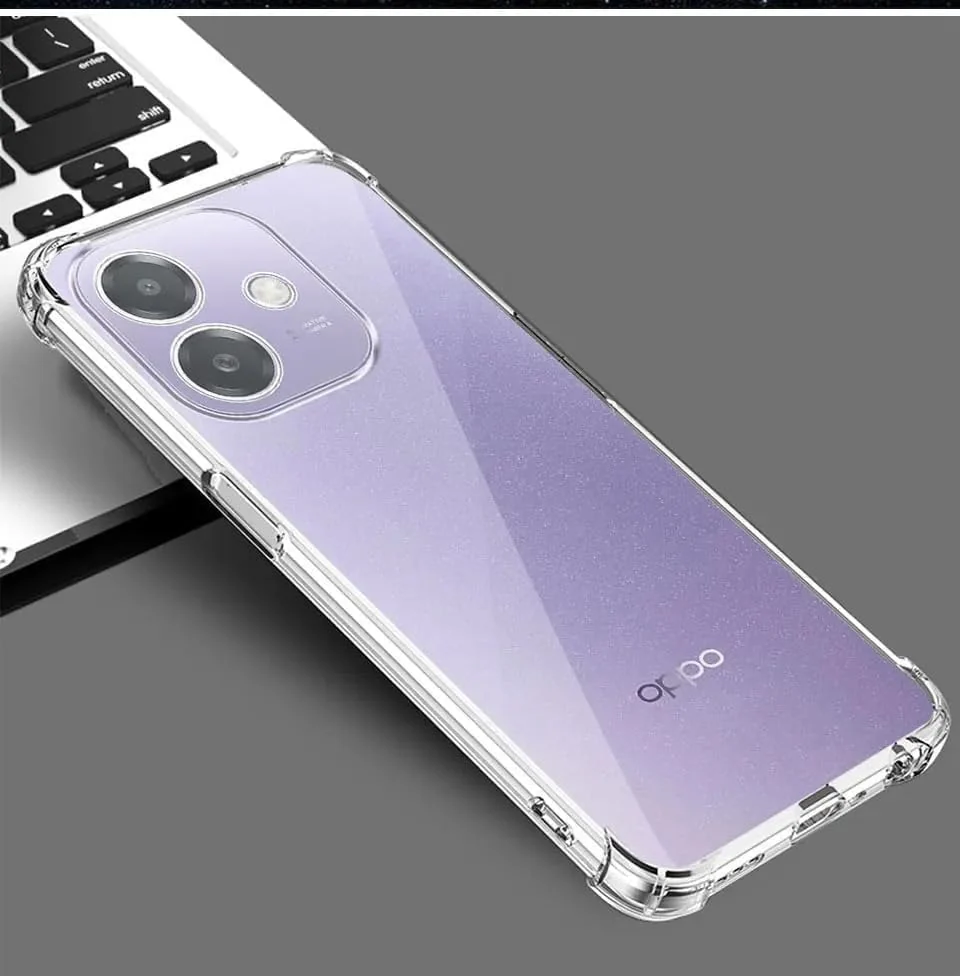 DL3 Mobilak Clear TPU Case for OPPO A3 / OPPO A3X, Camera protection, Shock-absorbing protection, Scratch-resistant surface - Clear