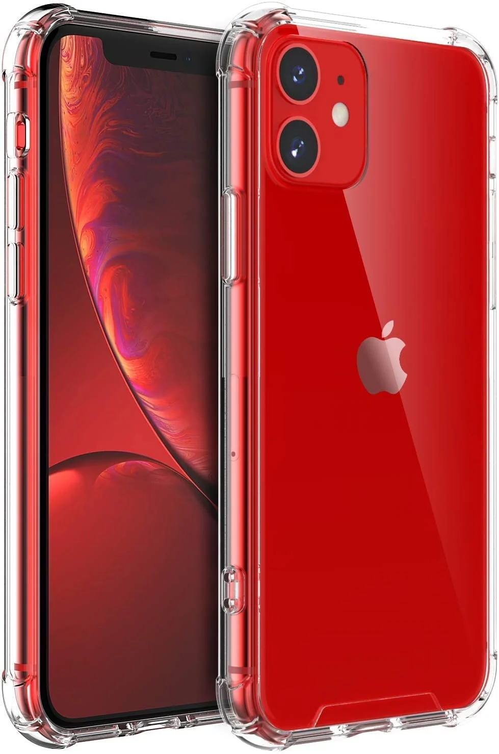 DL3 Mobilak Case Compatible with iPhone 11 Cover Silicone TPU Gorilla Anti-shock Shockproof Corners - Clear